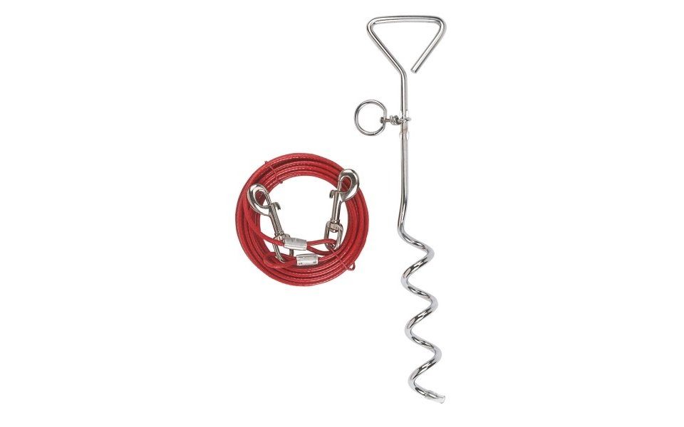 Anbindestrick Anlegespirale mit Laufleine bis 30kg 6 m 83543