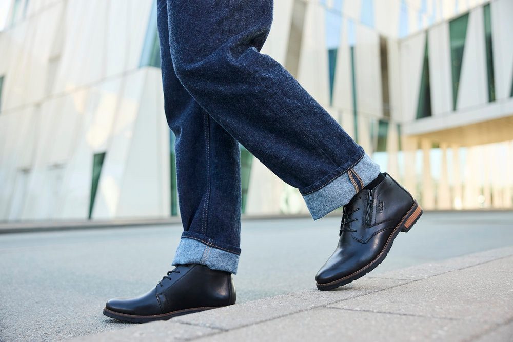 Rieker Schnürstiefelette Business-Stiefelette, Klassik-Boots in eleganter Optik