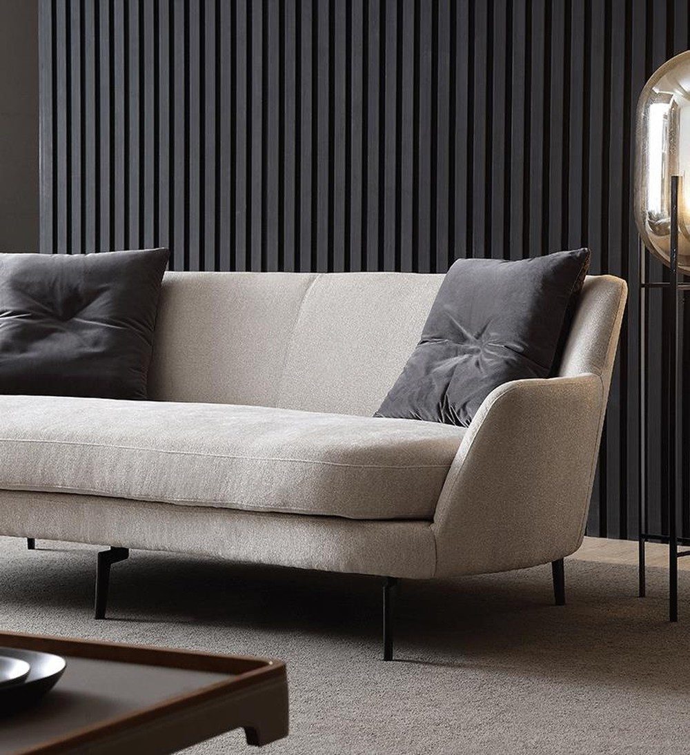 JVmoebel 4-Sitzer Beige 4-Sitzer Couch - Italienisches Polstersofa für Wohnzimmer, Made in Europa