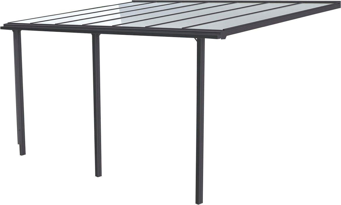 Beckmann Terrassendach TREND Gr. 4, BxT: 435x300 cm, Bedachung Doppelstegplatten