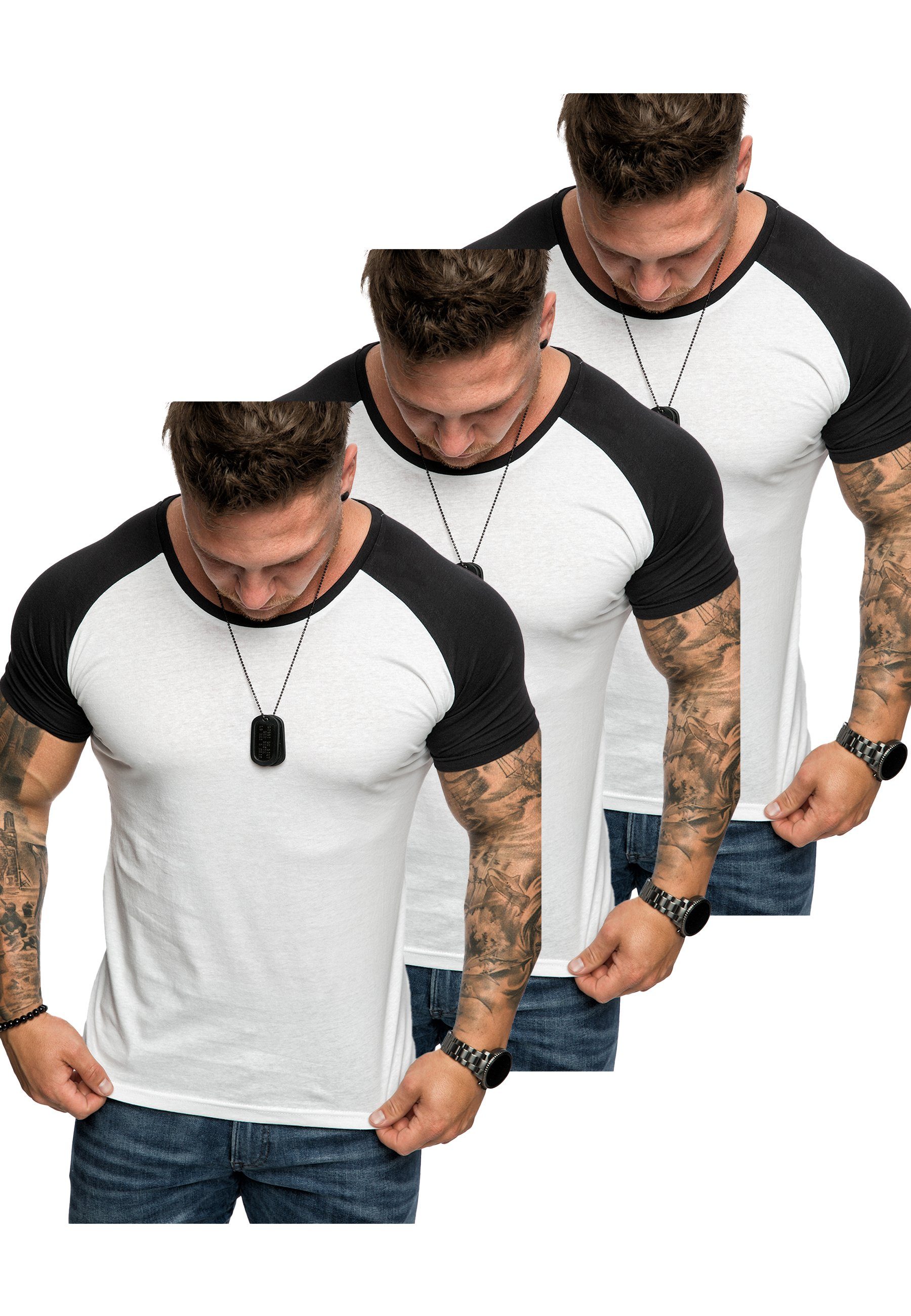 Amaci&Sons T-Shirt 3. SALEM 3er-Pack T-Shirts günstig online kaufen