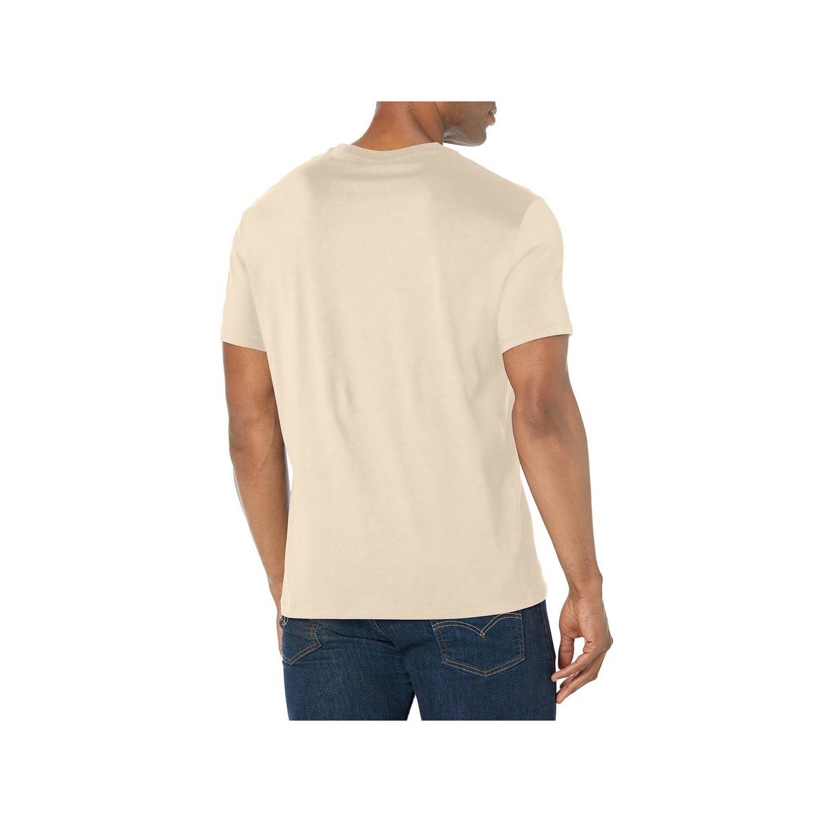 Giorgio Armani T-Shirt silber (1-tlg) SILVER LINING