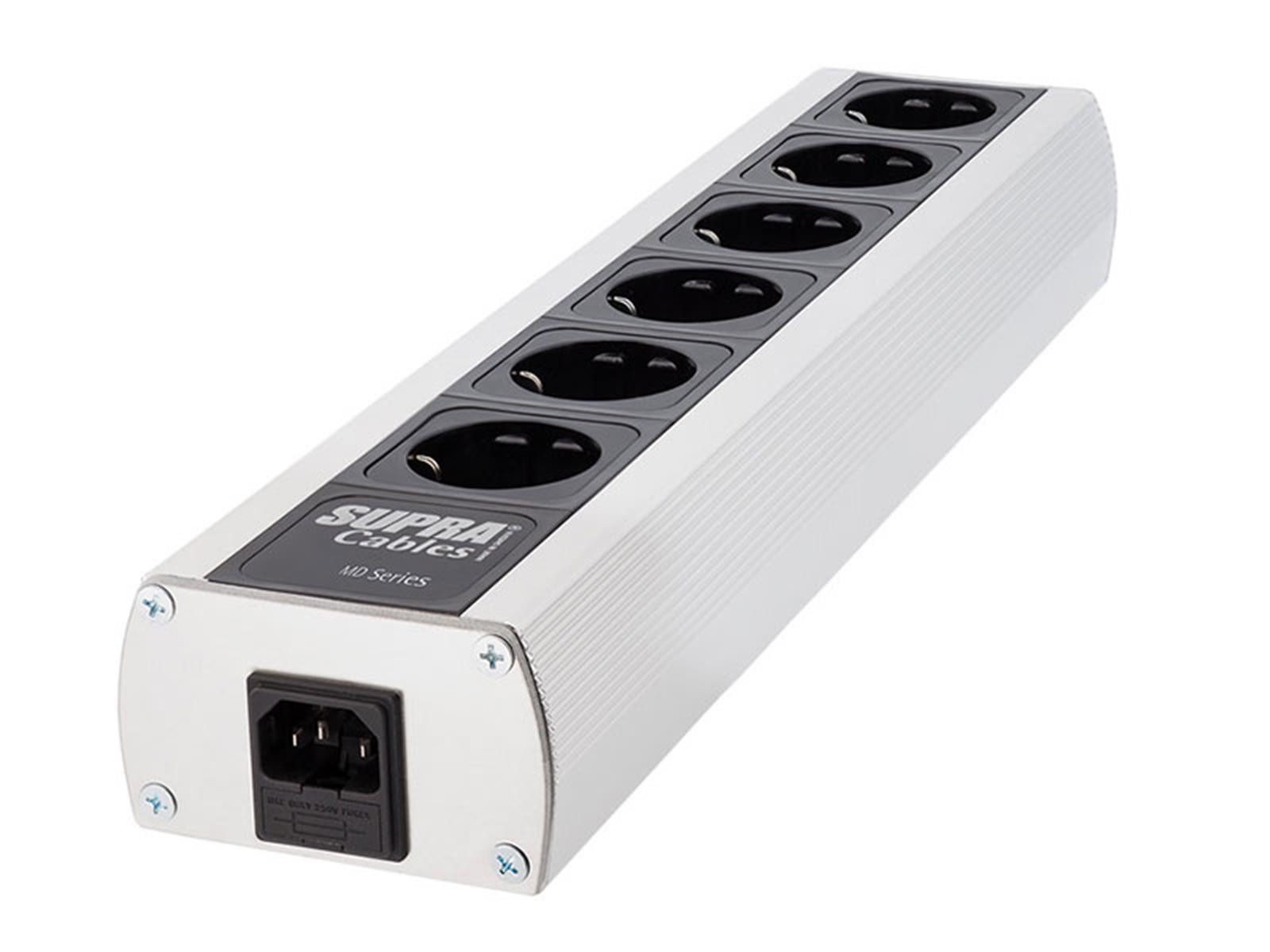 Supra Cables Supra Cables Netzleiste MD-06 EU SP ohne Schalter Steckdosenleiste