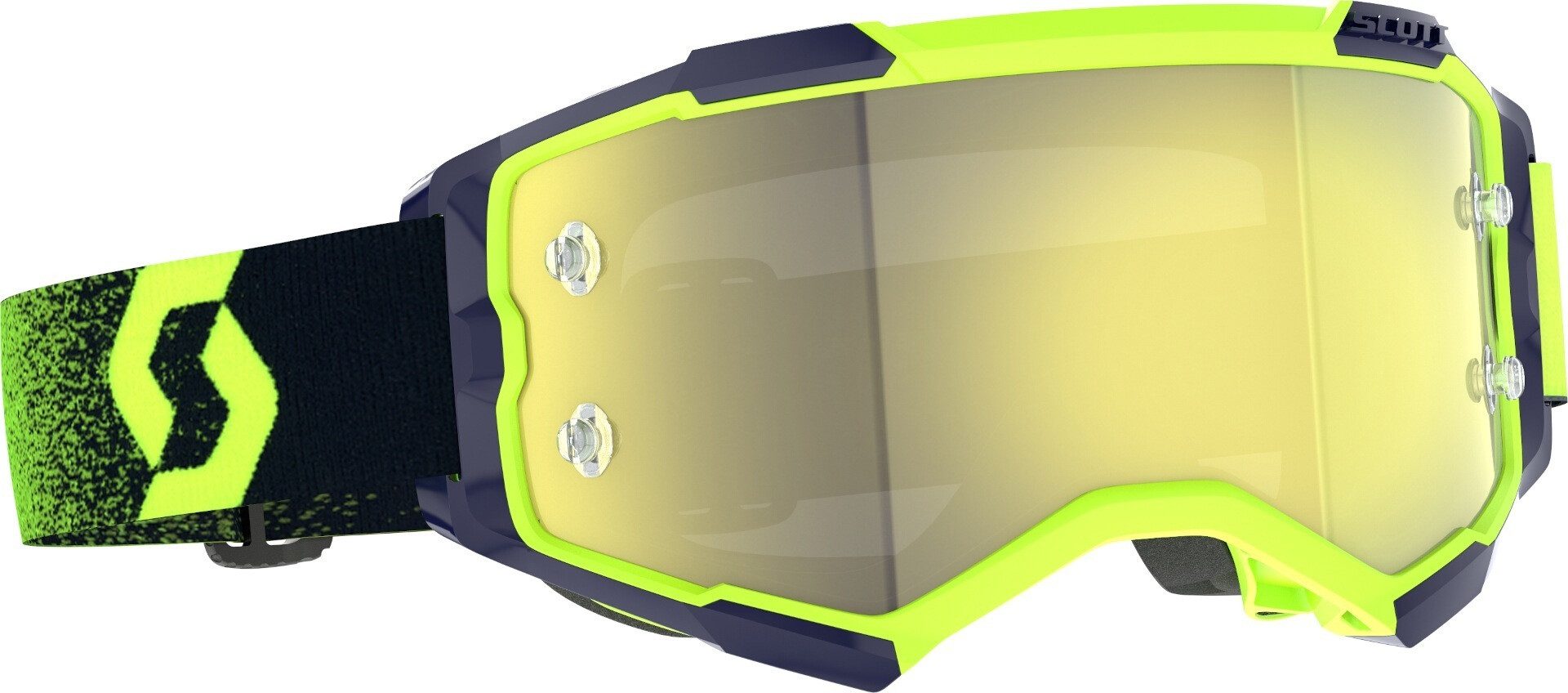 Scott Motorradbrille Fury Chrome Motocross Brille, Antifog,Mit Band