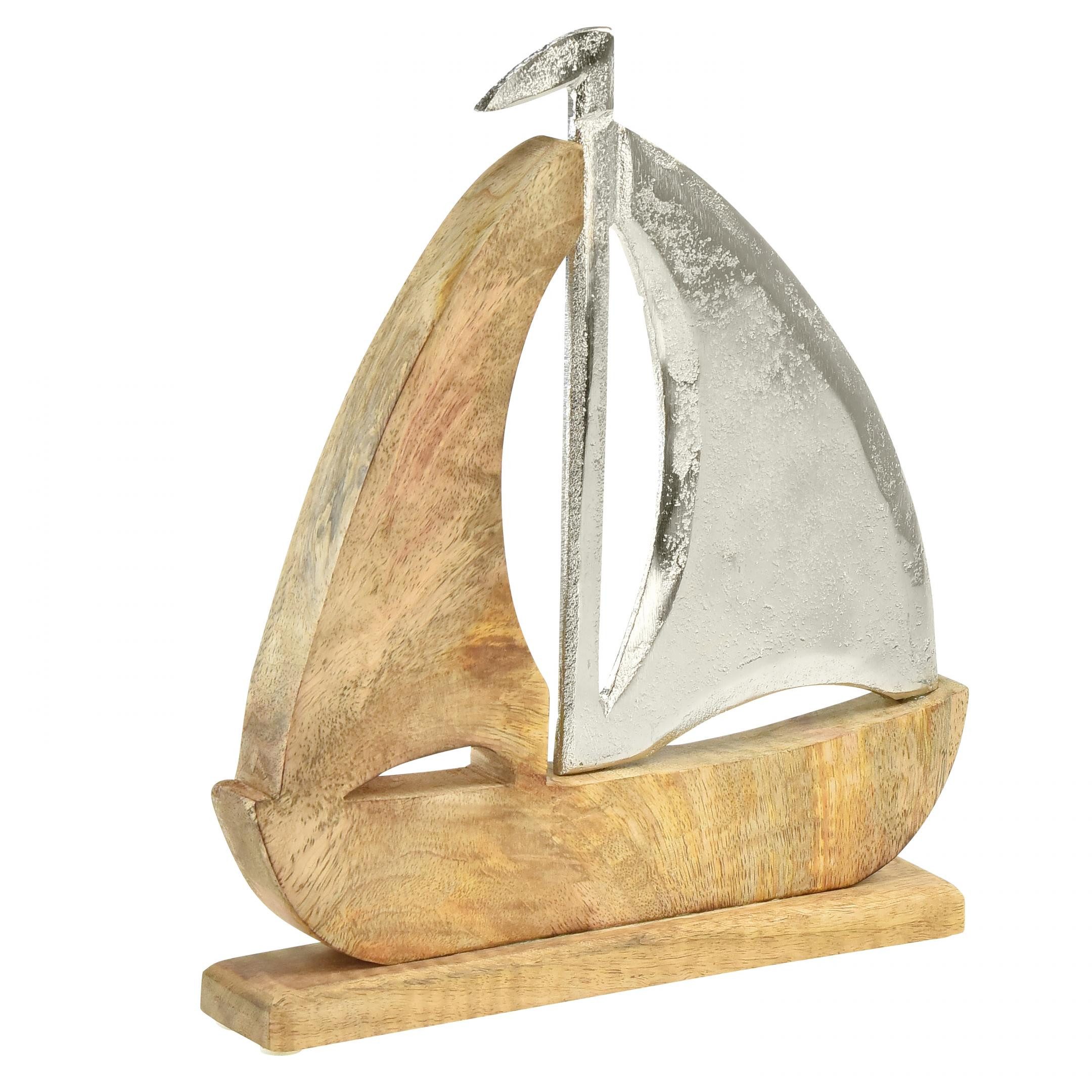 Viana Dekofigur Deko Schiff Segelboot Holz günstig online kaufen