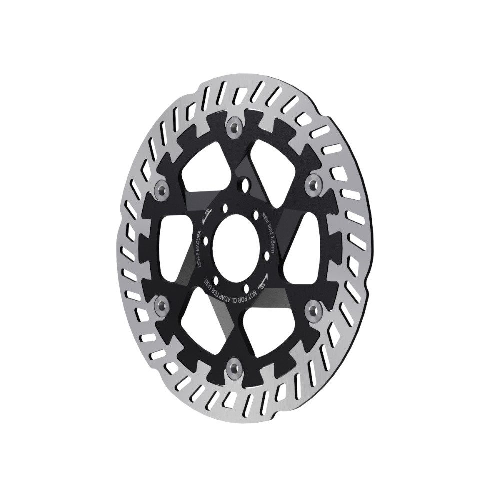Magura Bremsscheibe Magura MDR-P Bremsscheibe 180 mm – starke 6-Loch Disc für MTB & E-Bike, 180 mm Durchmesser, 6-Loch Aufnahme