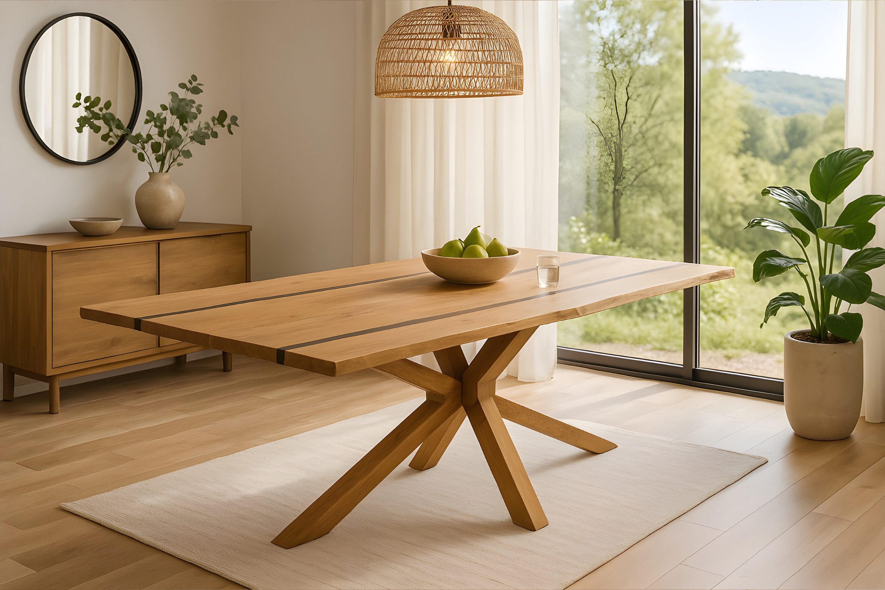 SAM® Esstisch Pietra, Akazienholz, echte Baumkante oder Schweizer Kante, Sp günstig online kaufen