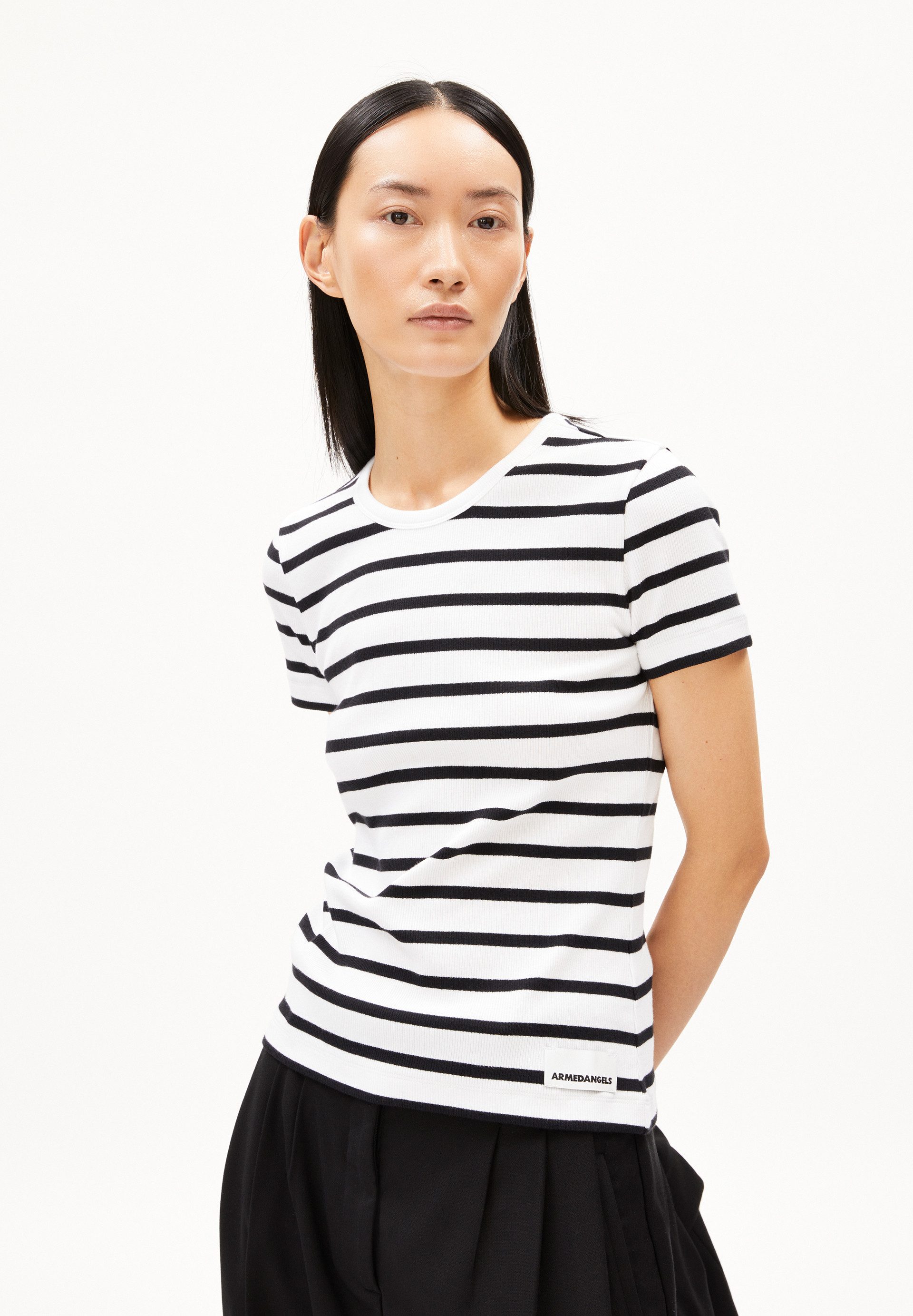 Armedangels T-Shirt KARDAA STRIPES Ripp-T-Shirt aus günstig online kaufen