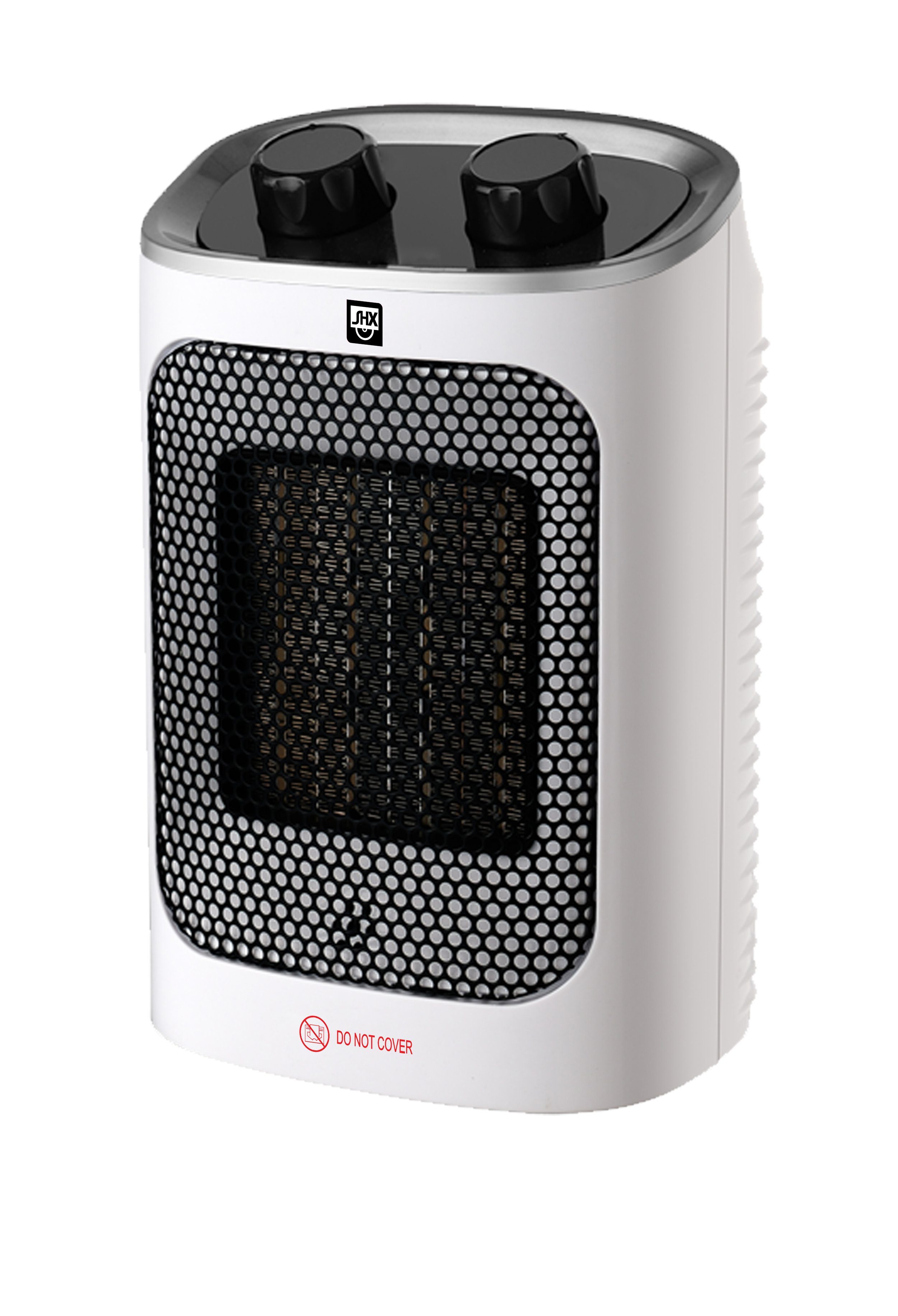 SHX Elektro-Heizkörper, PTC Keramik Heizlüfter, 3 Leistungsstufen, Stufenloser Thermostat, Kipp- & Überhitzungsschutz, Schwenkfunktion, PTC Heizelemente