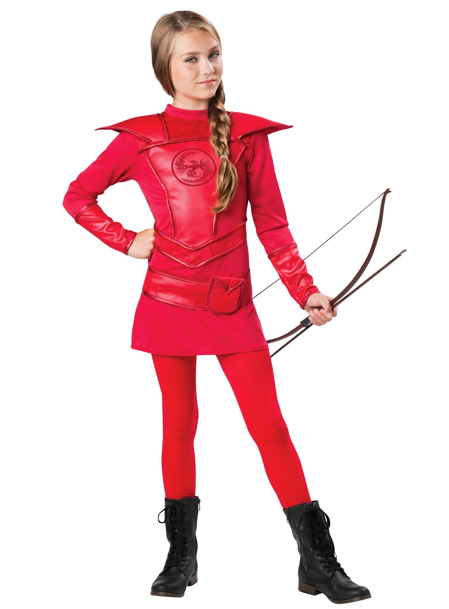 In Character Kostüm Bogenschützin, Tolles Kinderkostüm im Stil von 'Die Tribute von Panem'