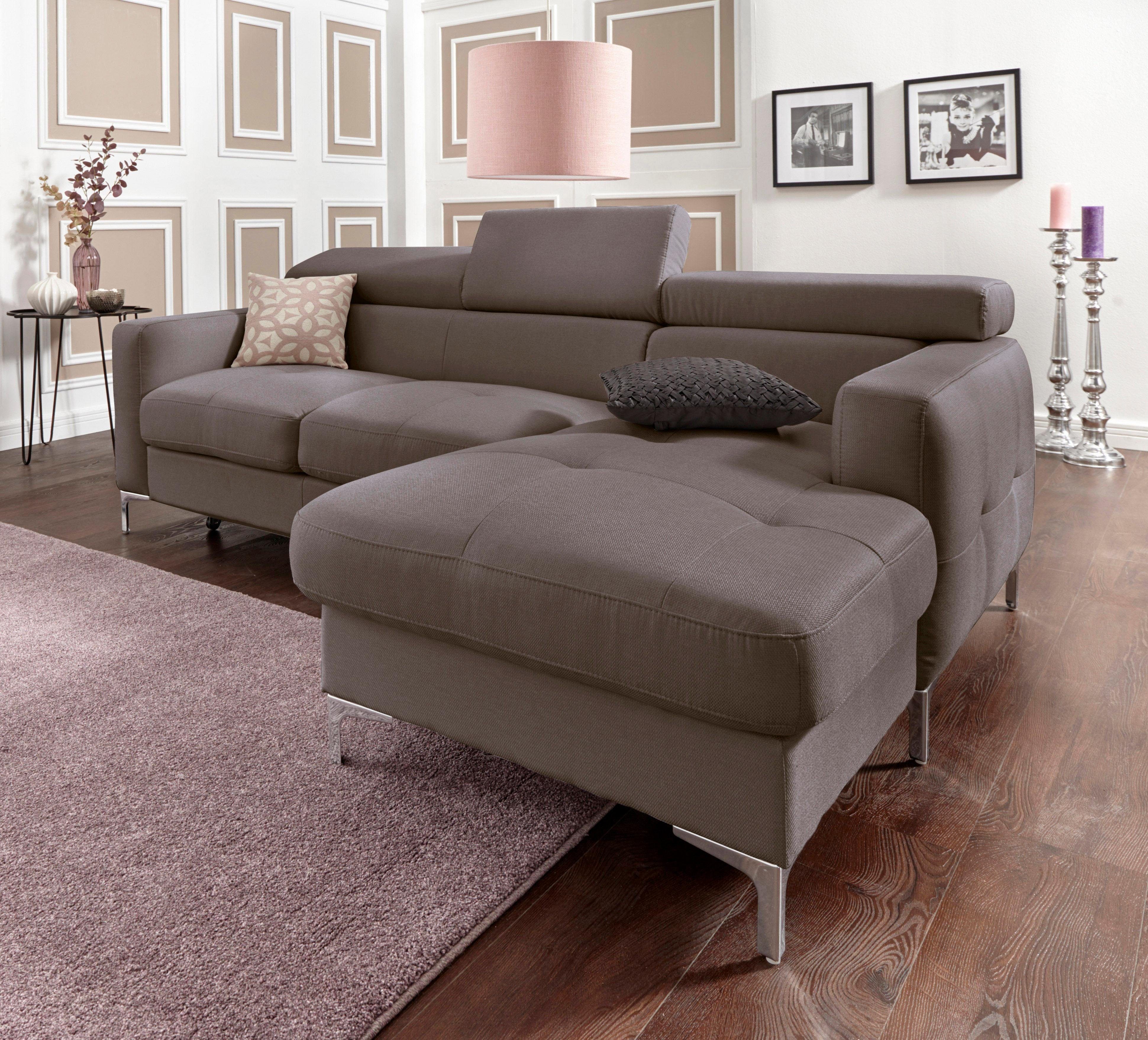 COTTA Ecksofa Sammy L-Form, mit Kopfteilverstellung, günstig online kaufen