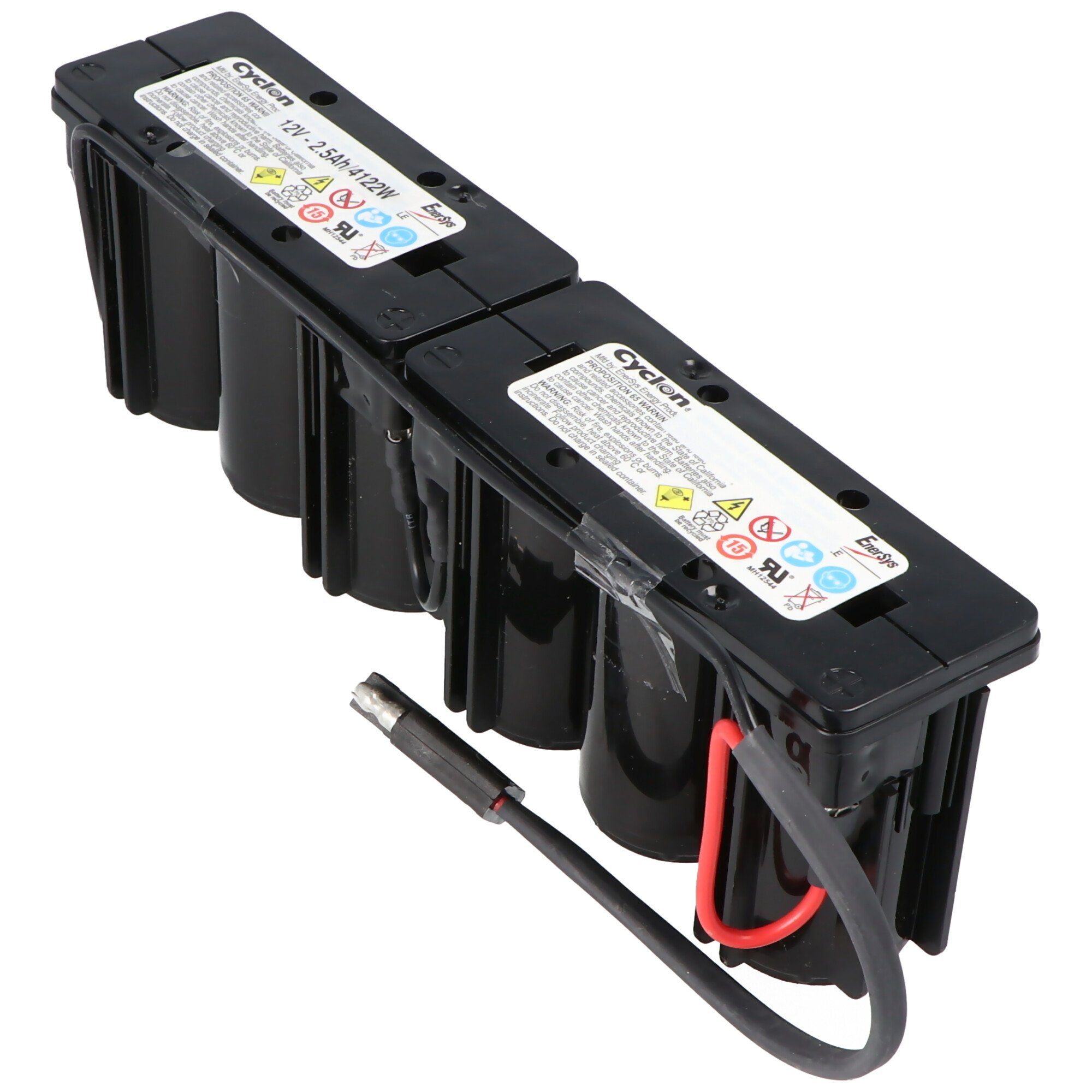 Hawker EnerSys Hawker 12V 2,5Ah Akku für Rasenmäher Sabo Toro Alko Griffmontage Akku 2500 mAh (12,0 V)