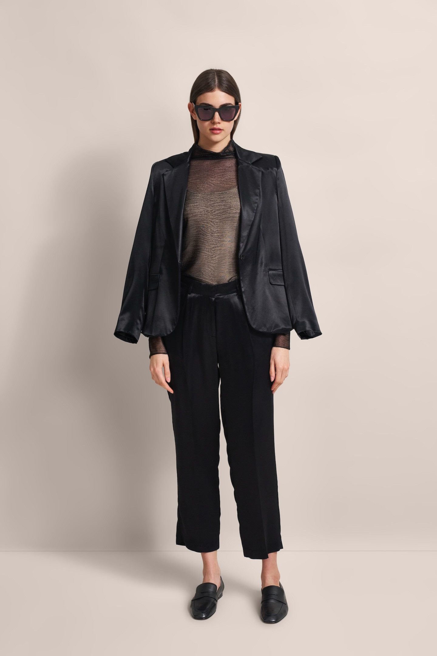 bugatti Langarmshirt mit Glanzeffekt