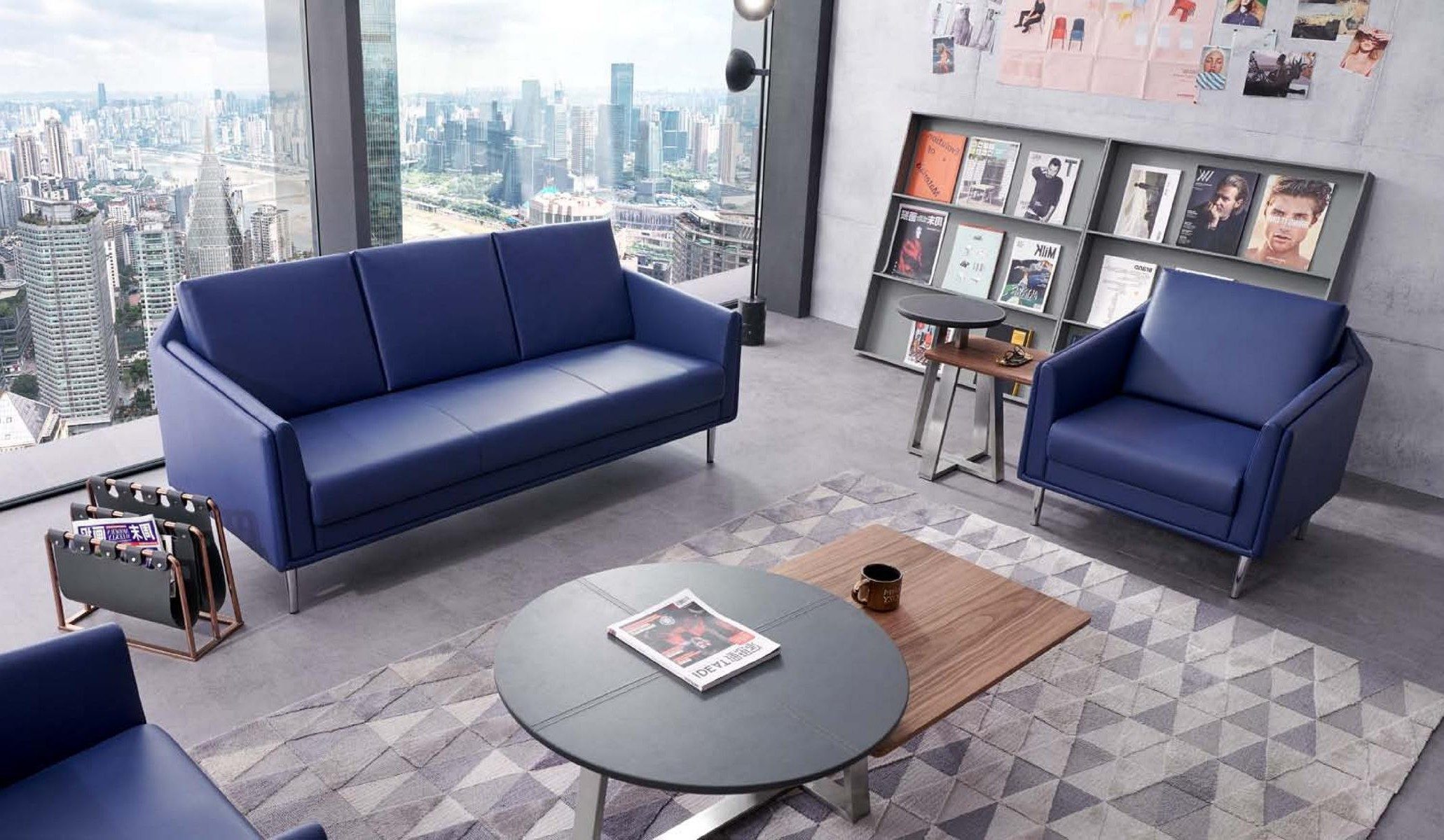 Xlmoebel Relaxsessel Loungesessel Cocktailsessel Clubsessel für Büro und Zuhause (1-St), Made in Europa