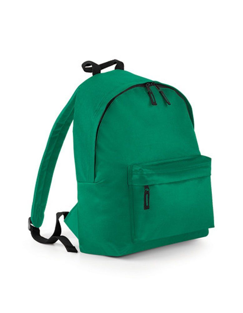 Goodman Design Freizeitrucksack BG125 Rucksack im Retro Style Fashion Backpack, gewebter Tragegriff Grün