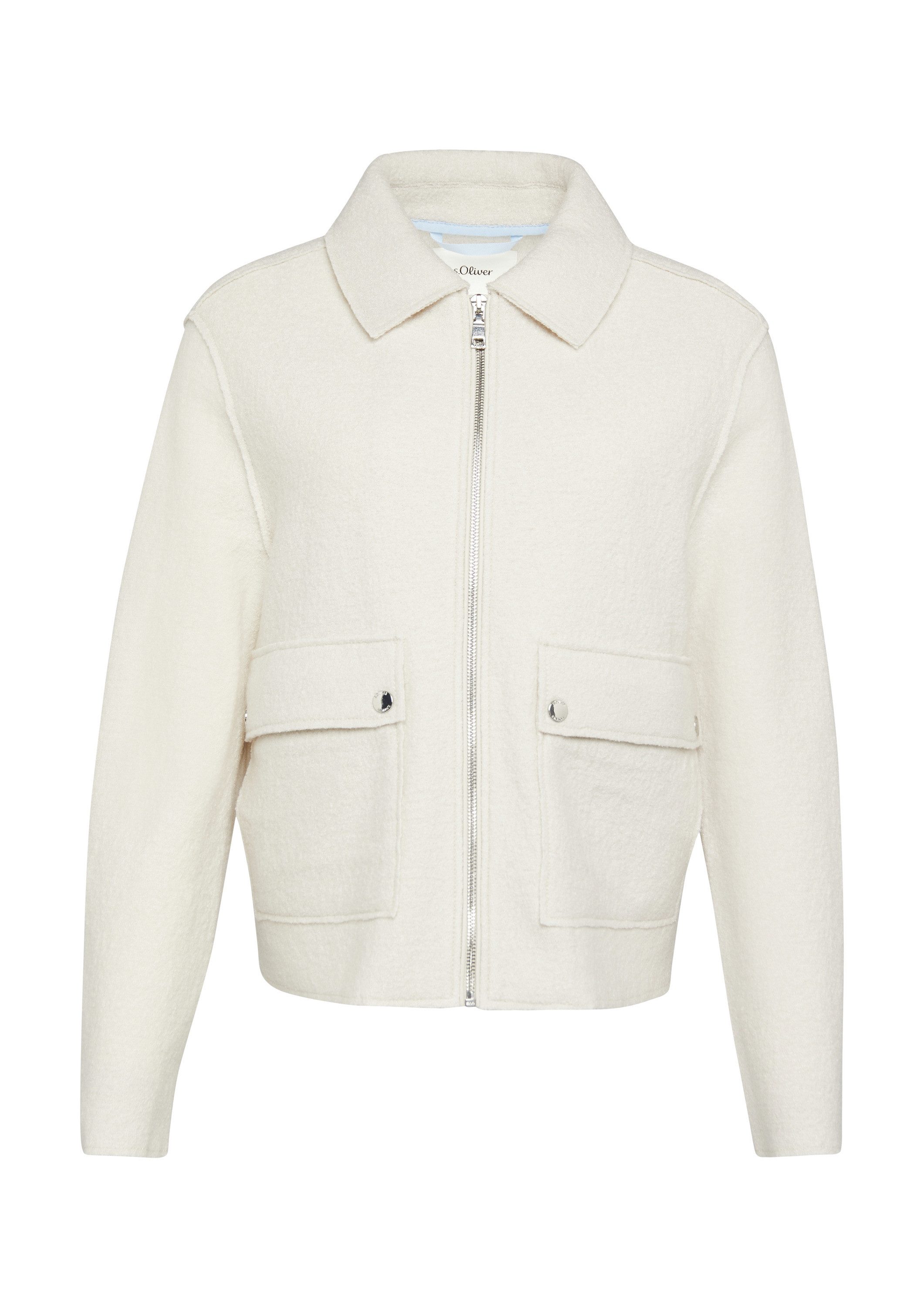 s.Oliver Funktionsjacke Outdoor-Jacke Jacke aus Wollmix im Relaxed Fit mit günstig online kaufen