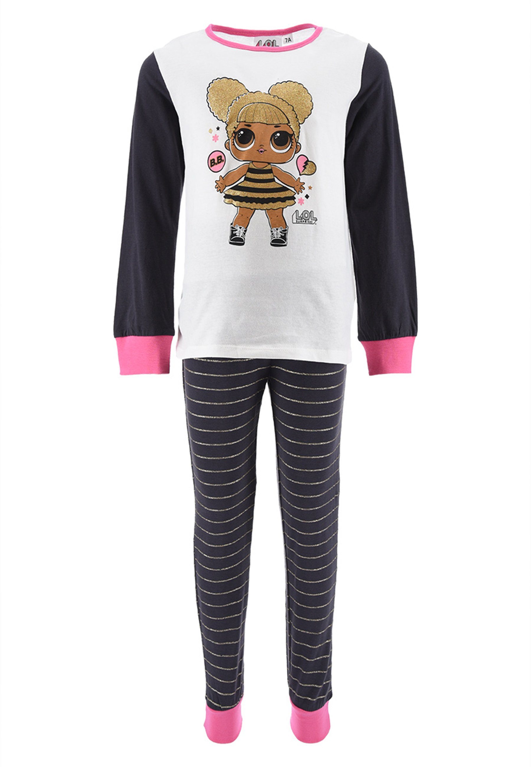 Schlafanzug Kinder Schlafanzug Mädchen Pyjama Langarmshirt