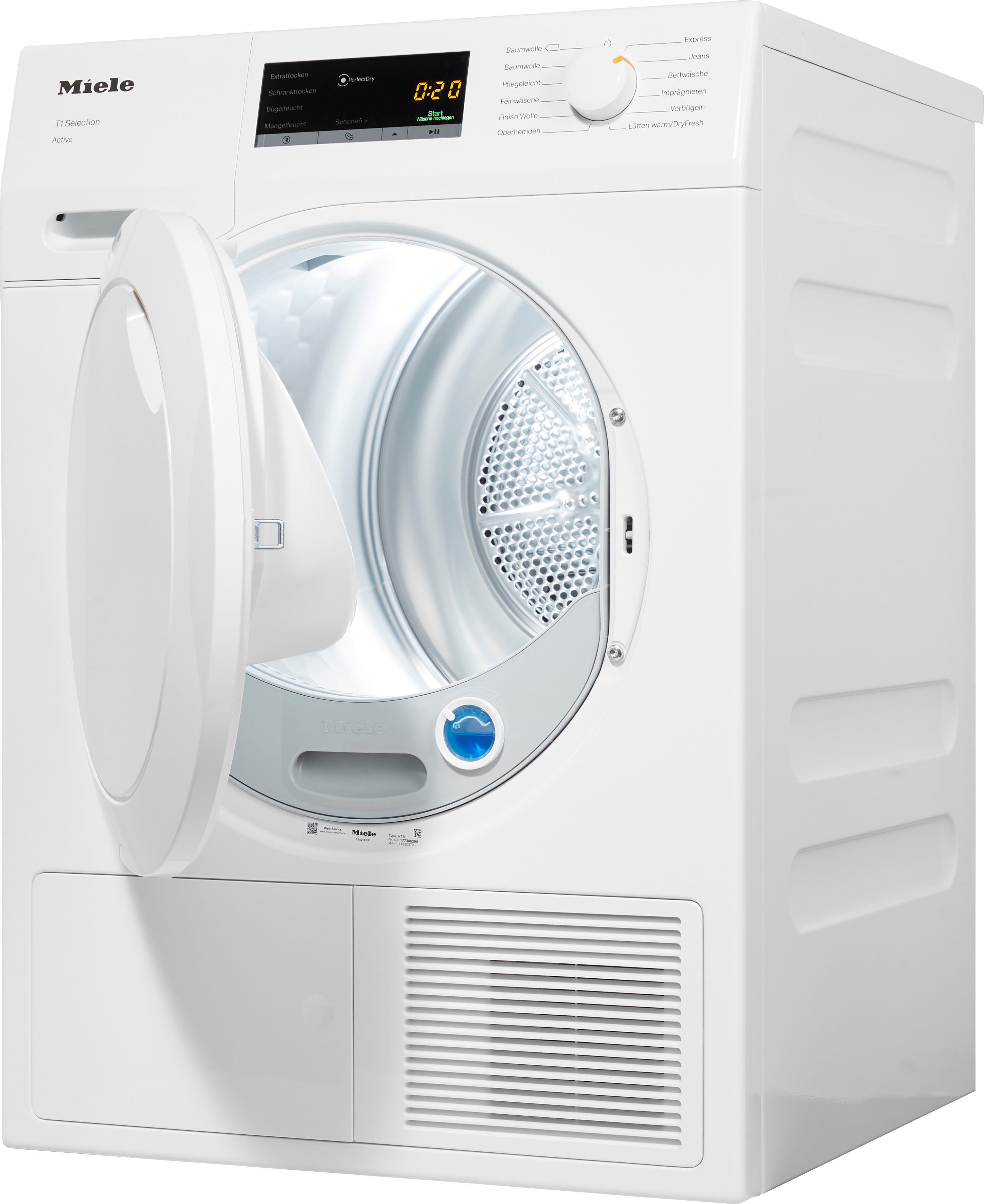 Miele Wärmepumpentrockner kg, punktgenauen Trocknung PerfectDry TSA213WP Active, zur 7