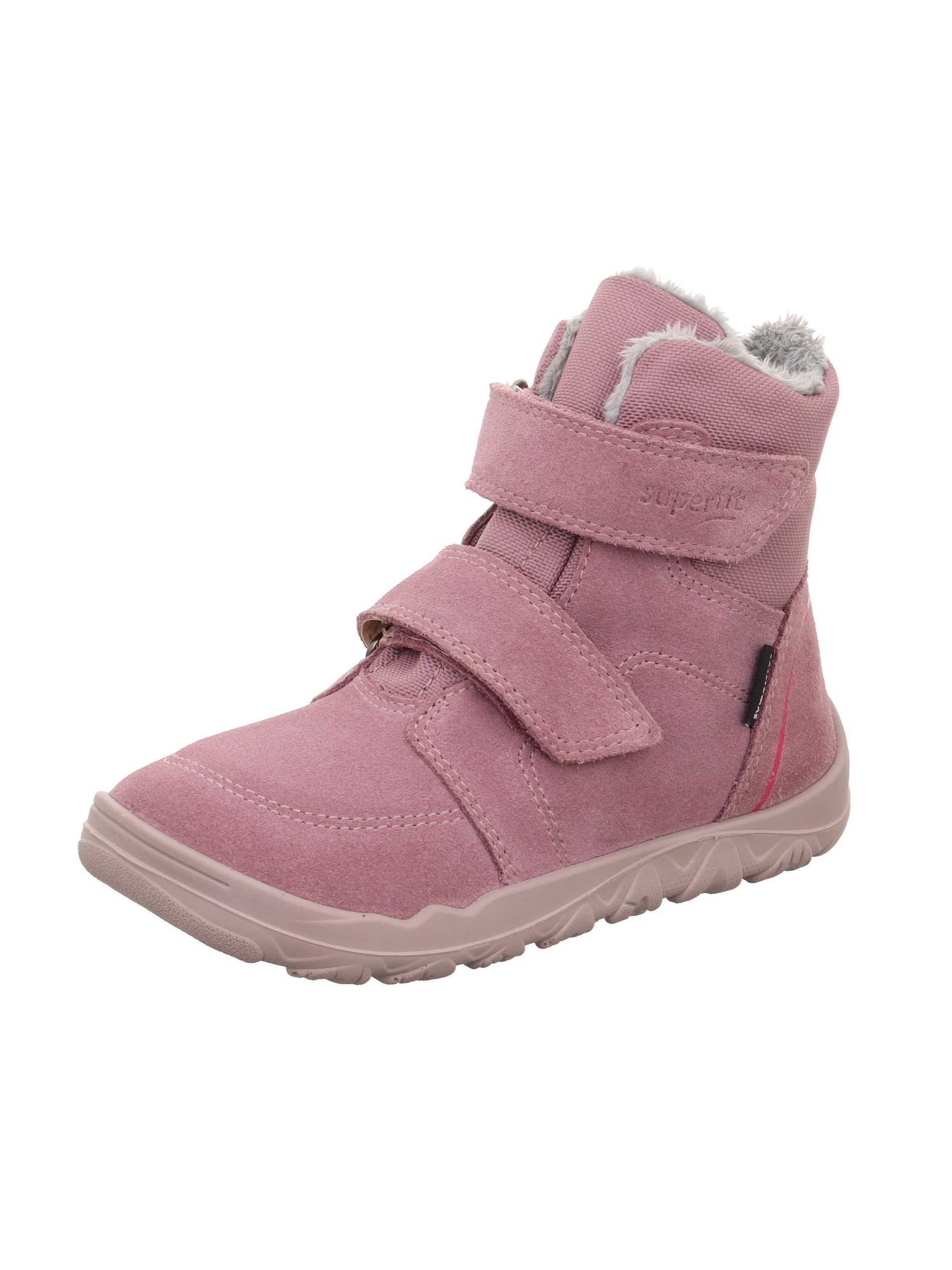Superfit WALDERI, WMS: weit Barfußschuh Klettboots mit Fellimitat am Schaftrand, Größenschablone zum Download