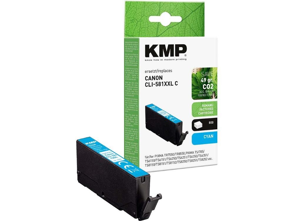 KMP KMP Tintenpatrone ersetzt Canon CLI-581C XXL cyan Tintenpatrone