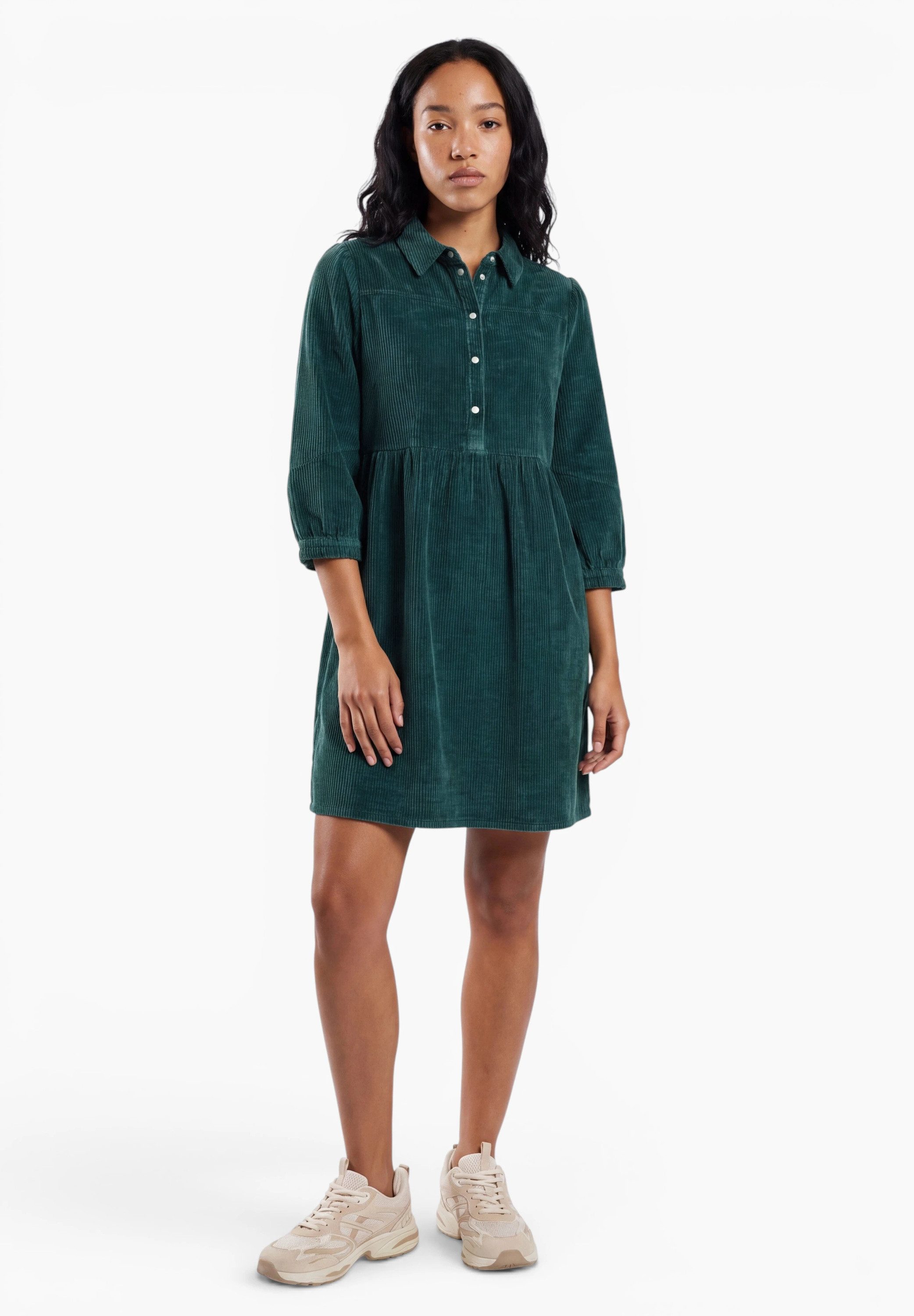 STREET ONE STUDIO Midikleid mit Knopfleiste