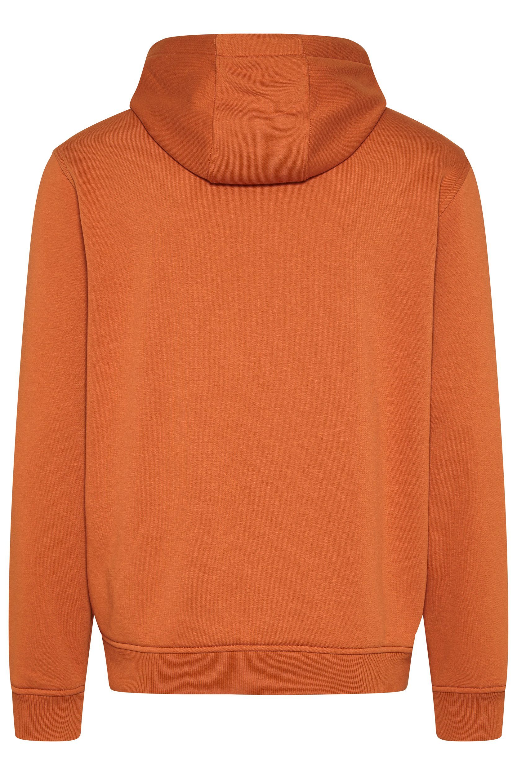 orange Sweatshirt mit Logo-Print bugatti