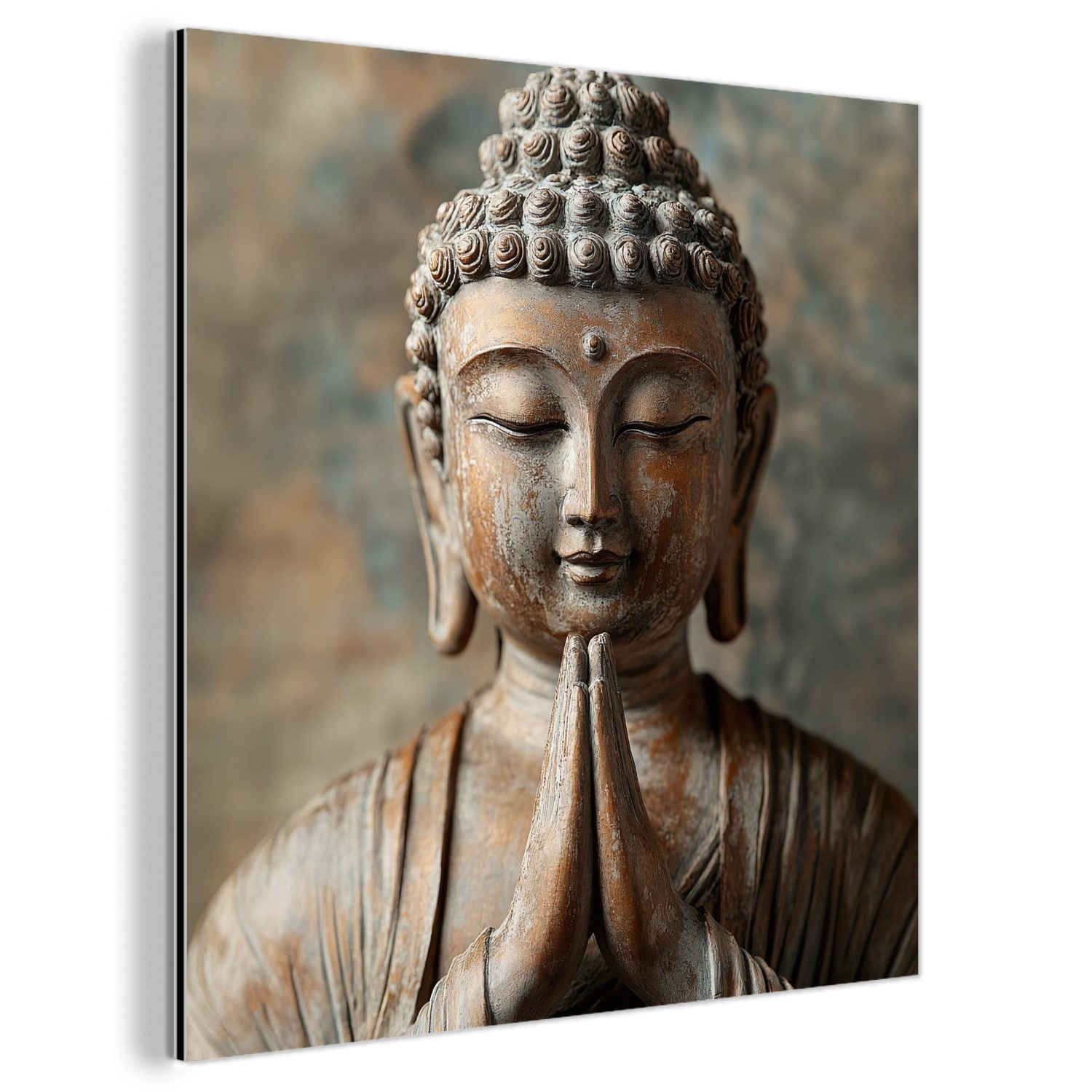 MuchoWow Metallbild Buddha - Statue - günstig online kaufen