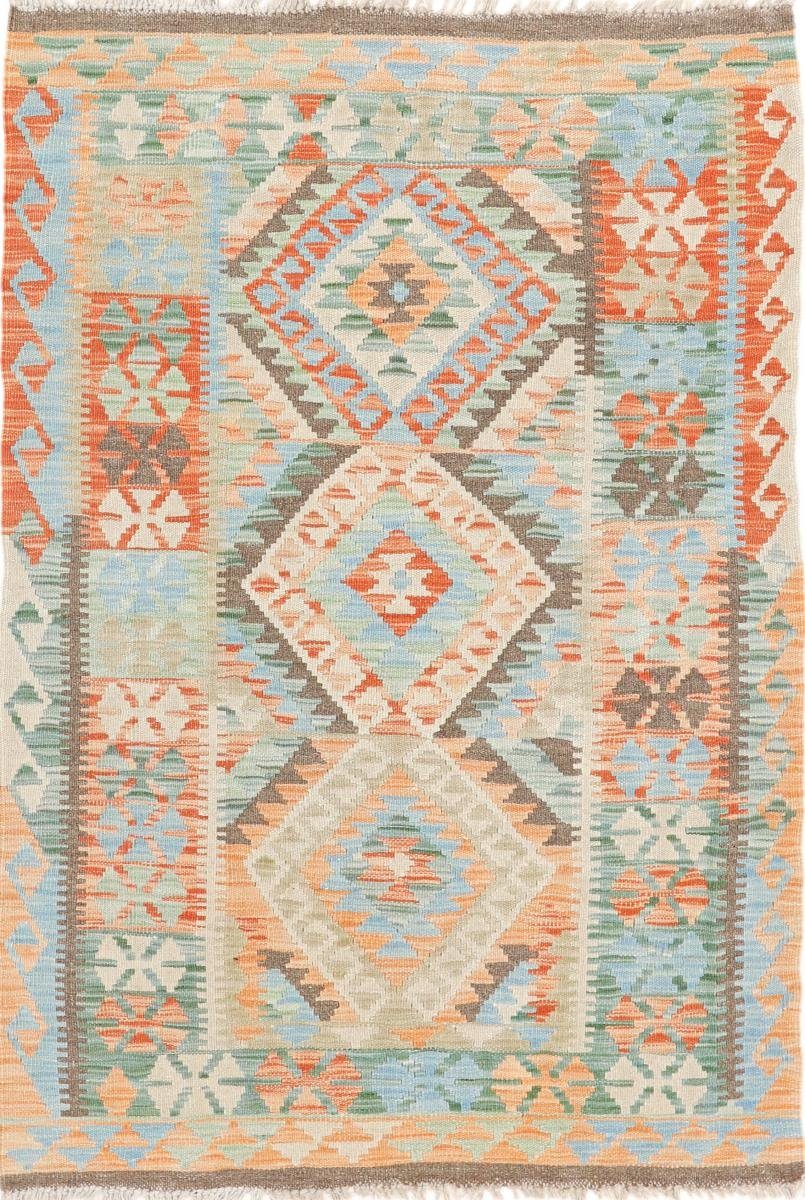 Orientteppich Kelim Trading, Nain Heritage 3 Afghan 100x147 Moderner mm Handgewebter rechteckig, Höhe: Orientteppich