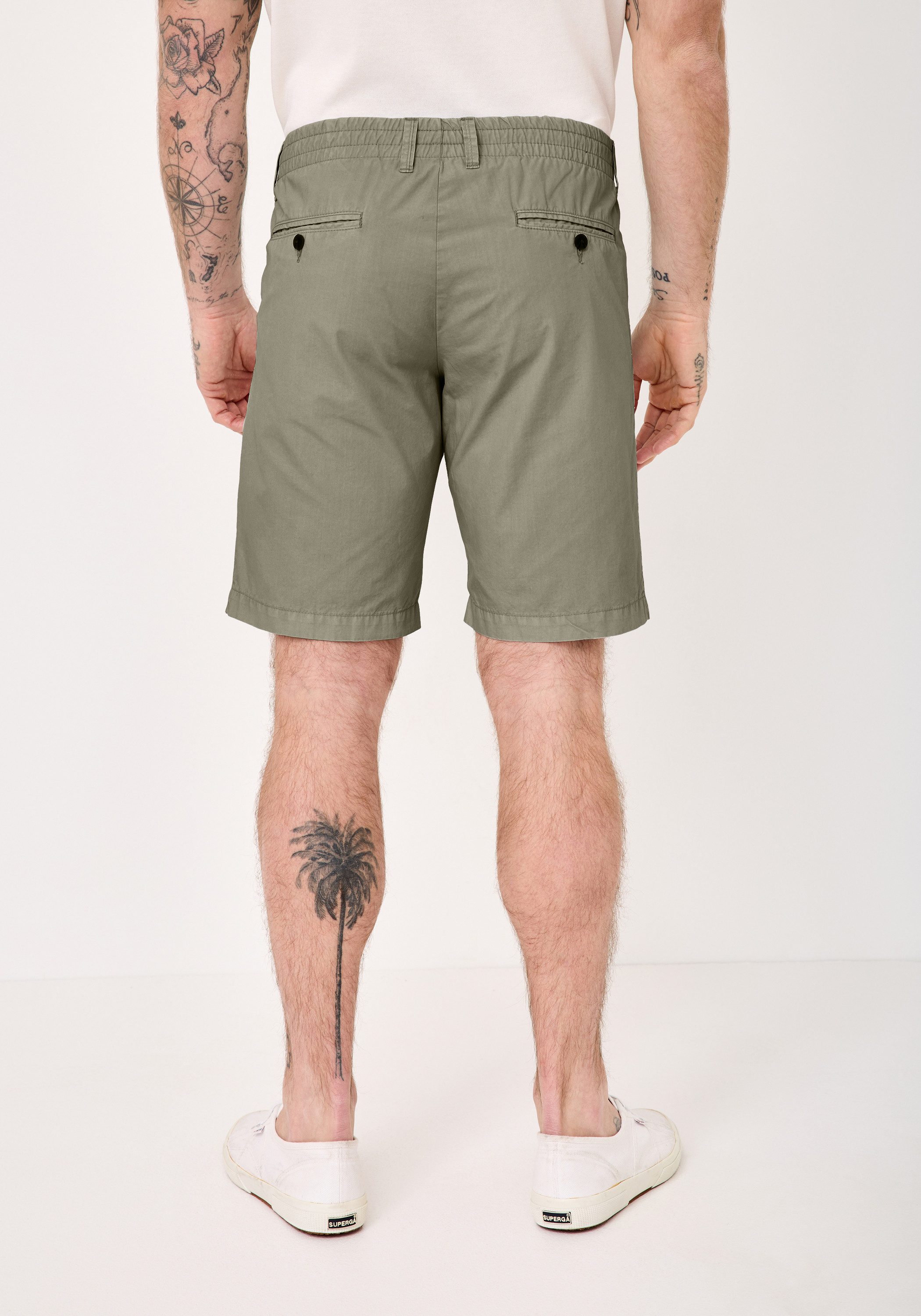 Redpoint Chinoshorts DELTA Sportive Regular Fit Jogg Bermudas aus reiner Baumwolle