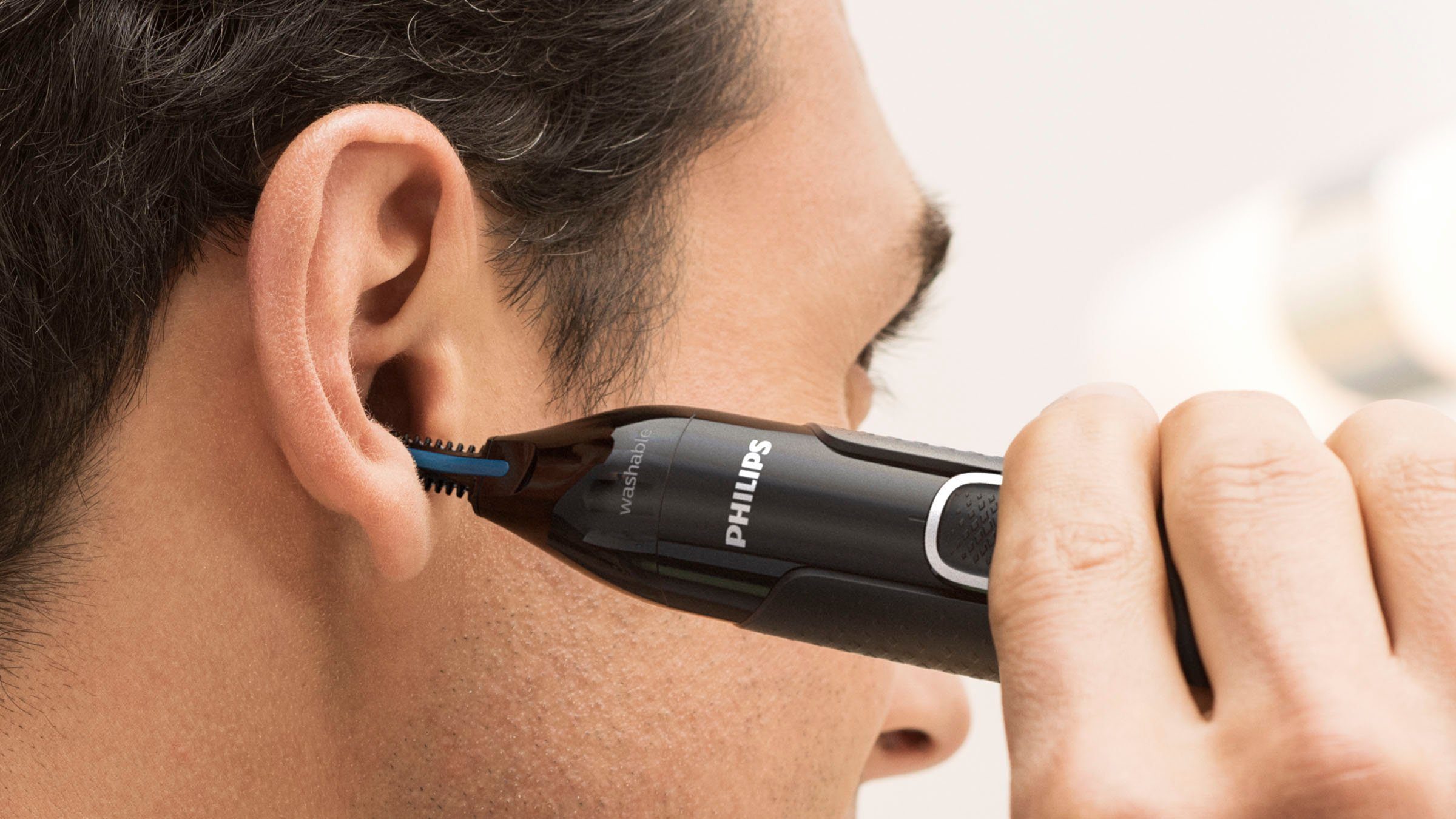 Philips Nasen- und Ohrhaartrimmer NT5650/16, ultimativer Komfort ohne Ziepen – Bild 4 von 5
