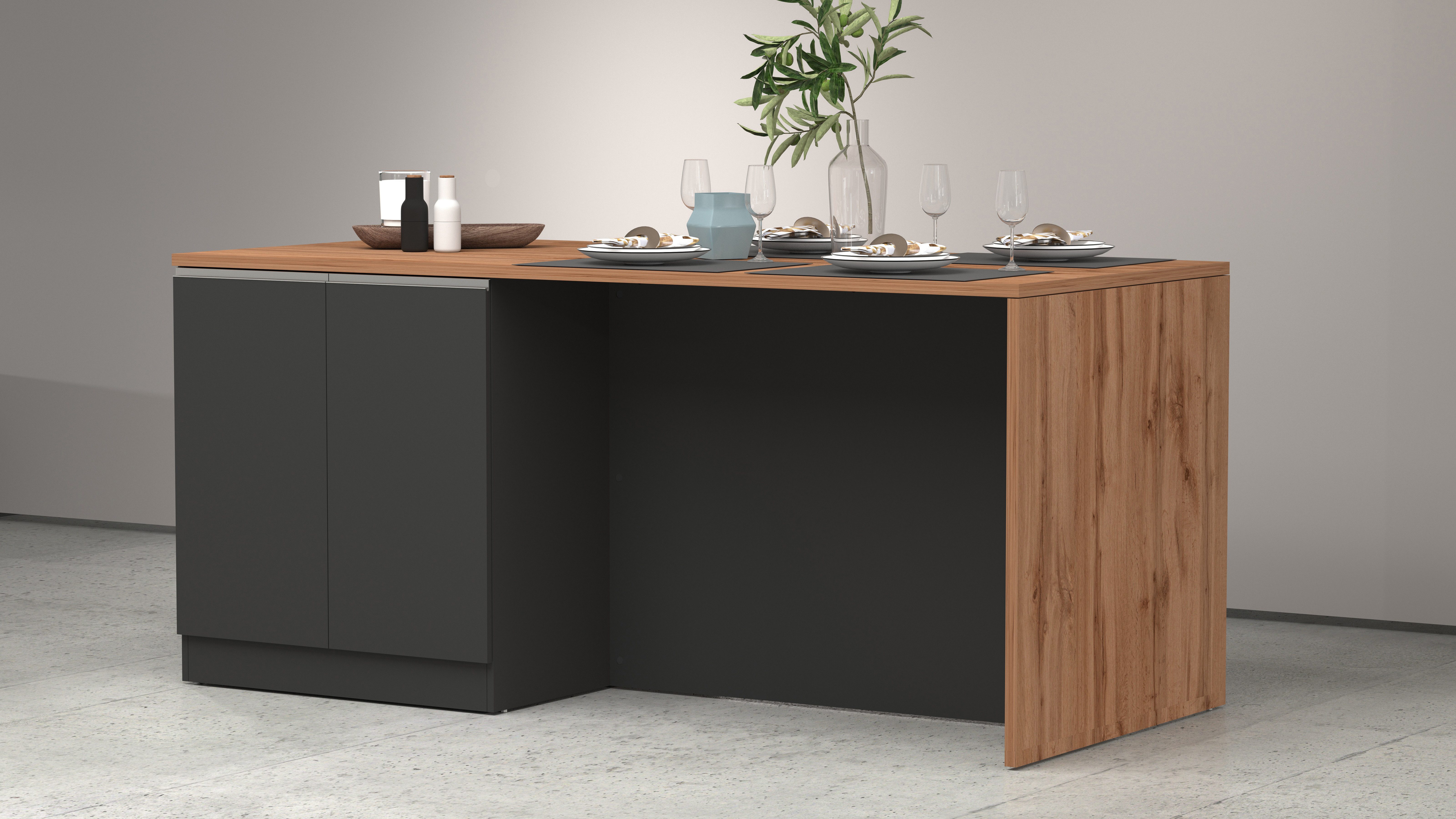 KOCHSTATION Kücheninsel Sole,Kochinsel,Küchenarbeitsblock,Inselküche,Arbeit günstig online kaufen