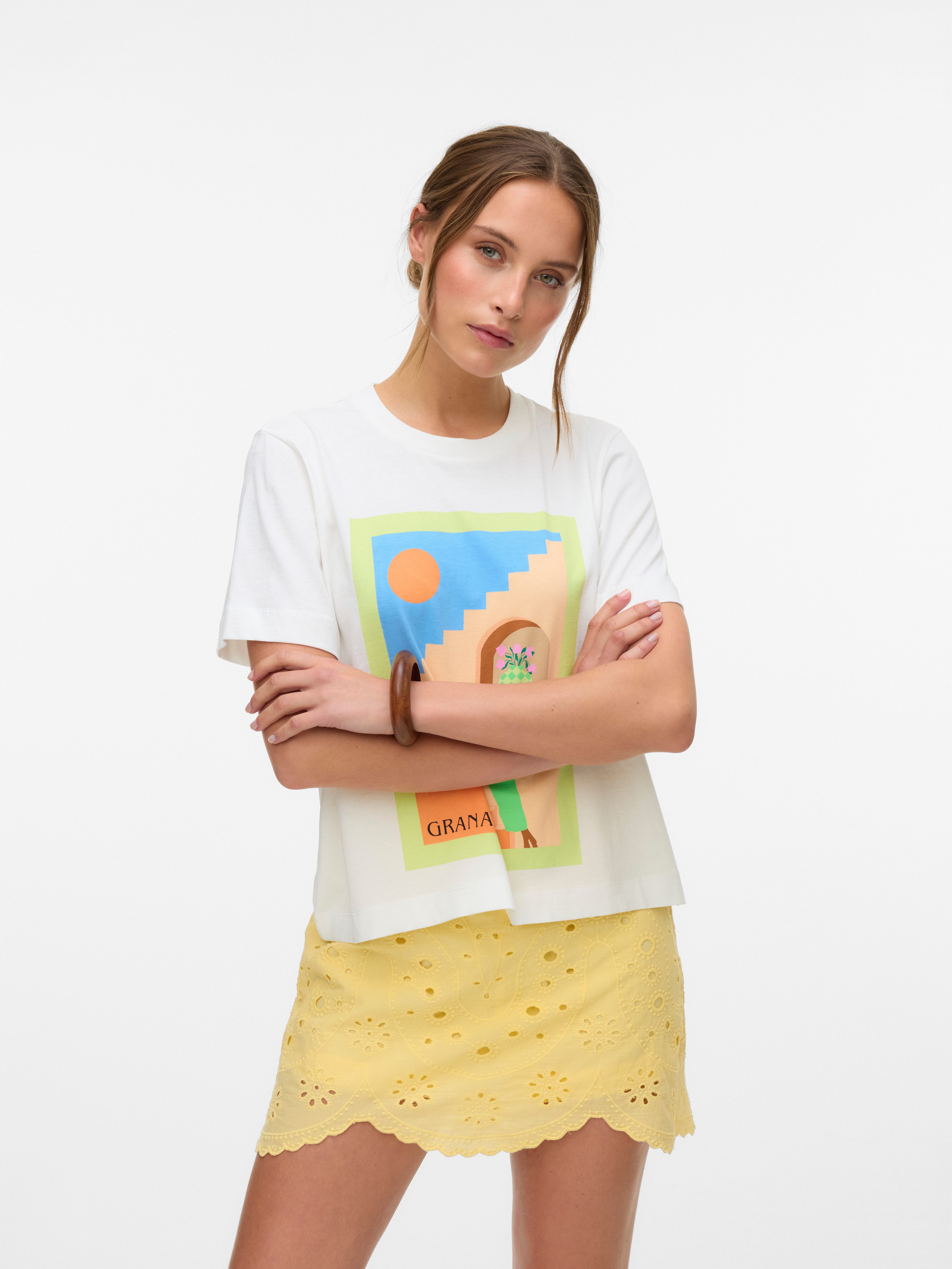 Vero Moda Kurzarmshirt VMBETA METTE SS TOP BOX JRS GA günstig online kaufen