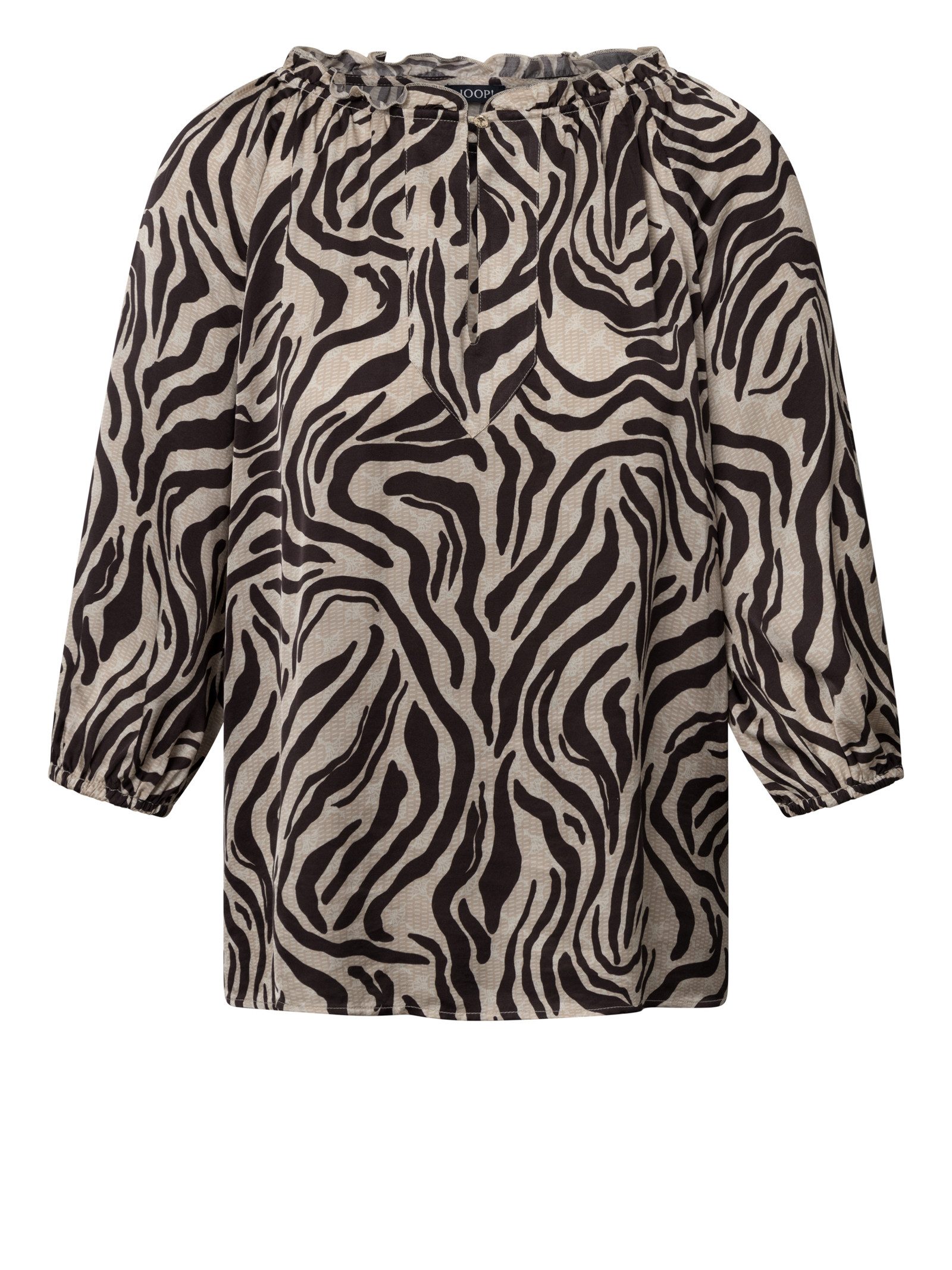 Klassische Bluse mit Muster