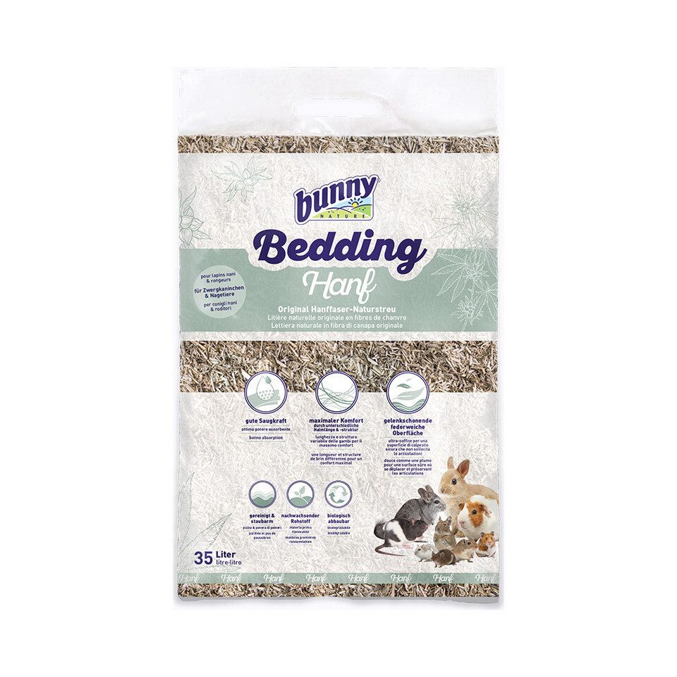 Bunny Nature Kleintierstreu Bedding Hanf 35 l