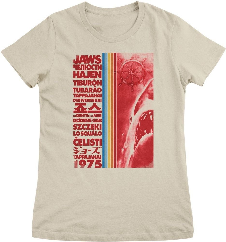 Jaws T-Shirt Jaws Movie Titles Girly Tee