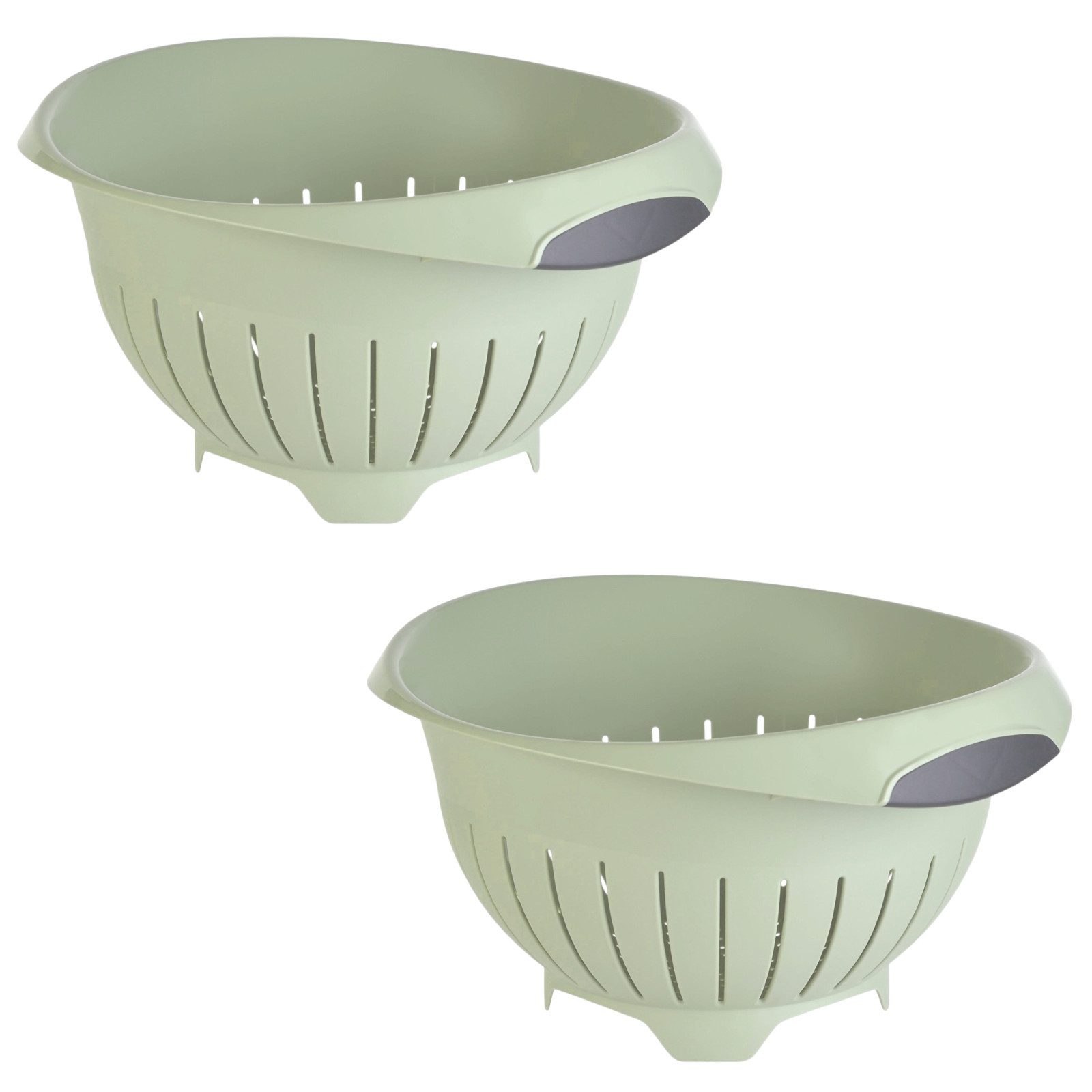 Engelland Nudelsieb Abtropfsieb, Seiher, Kunststoff, (Vorteils-Set, 2-St., Ø 24,5 cm), spülmaschinengeeignet, BPA-frei, lebensmittelecht