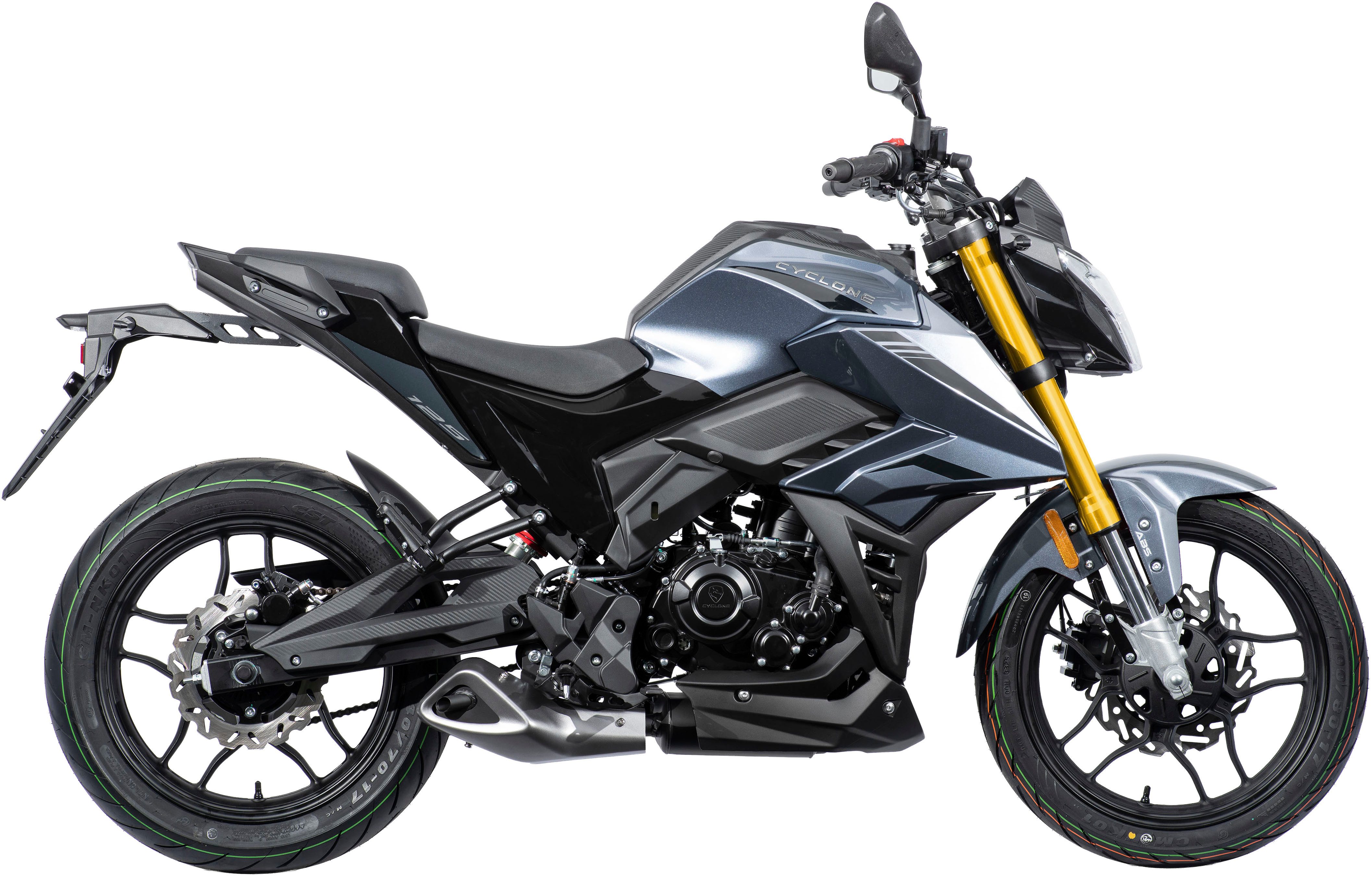 Cyclone Motorrad Batllo5, 125, E5+, Naked, 124 ccm, 95 km/h, Euro 5+, 11 kW, 15 PS, ABS, 125er Naked, digitales Cockpit
