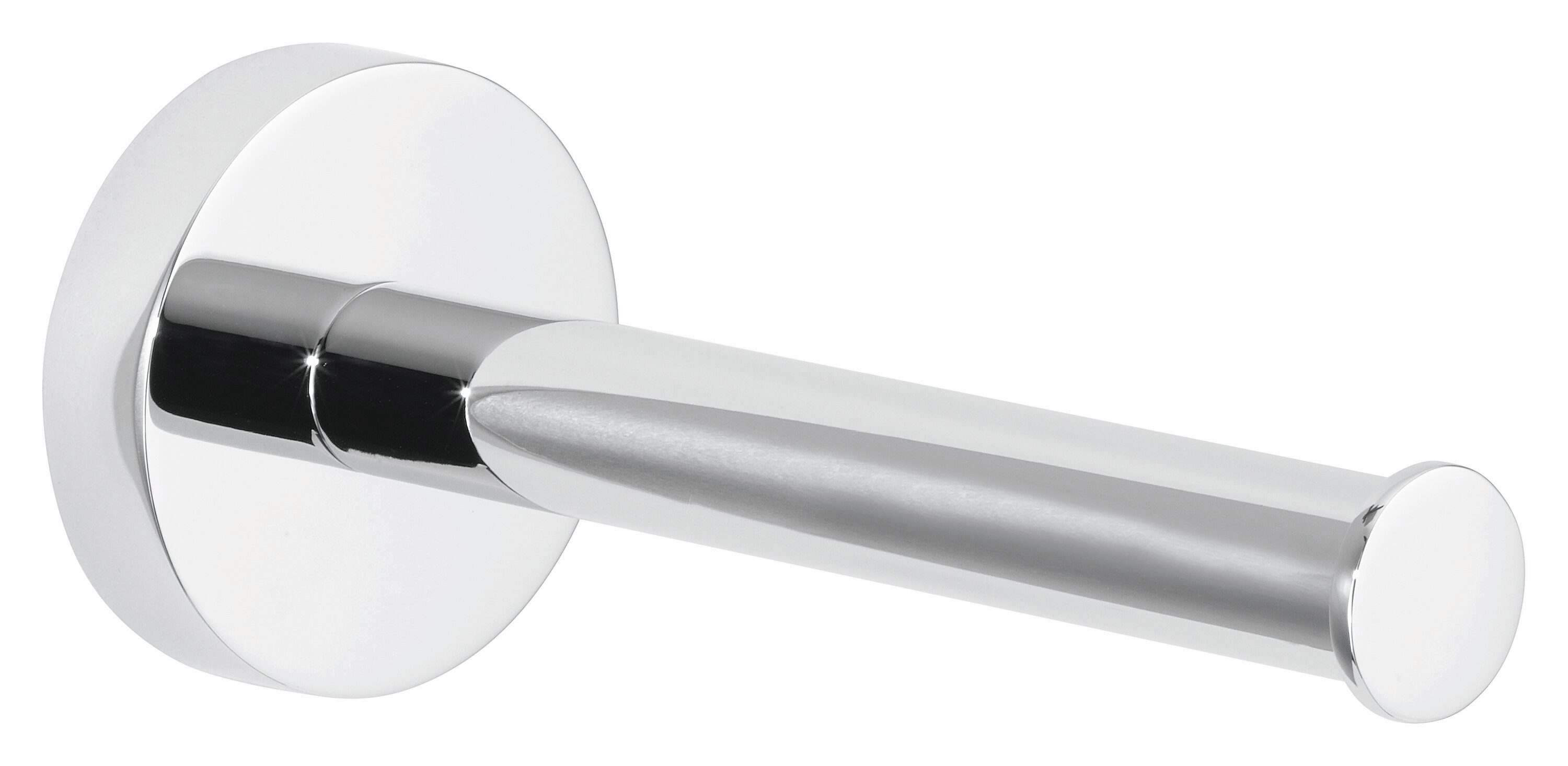 tesa Toiletten-Ersatzrollenhalter 1x tesa EXXCELLENT Ersatzrollenhalter (Komplett-Set, 2-St., inkl. Klebelösung), chrom 12,5 cm : 5 cm : 5 cm