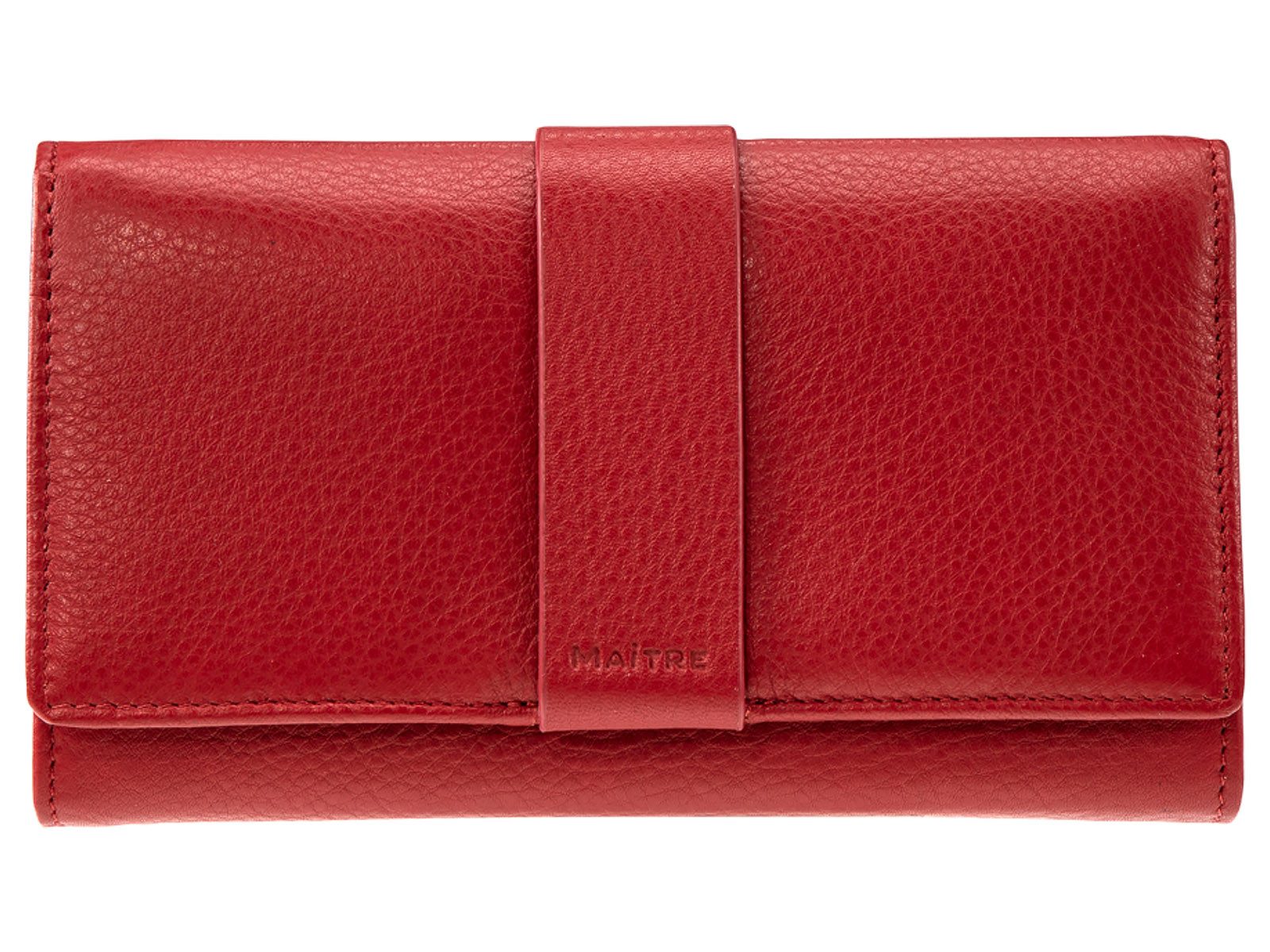Maître Geldbörse Kirschroth Diedburg Purse Lh14Fz Portmonnaie 4060001411 Leader Wallet (Stück, 1-tlg., 1), Kirschroth Diethilde