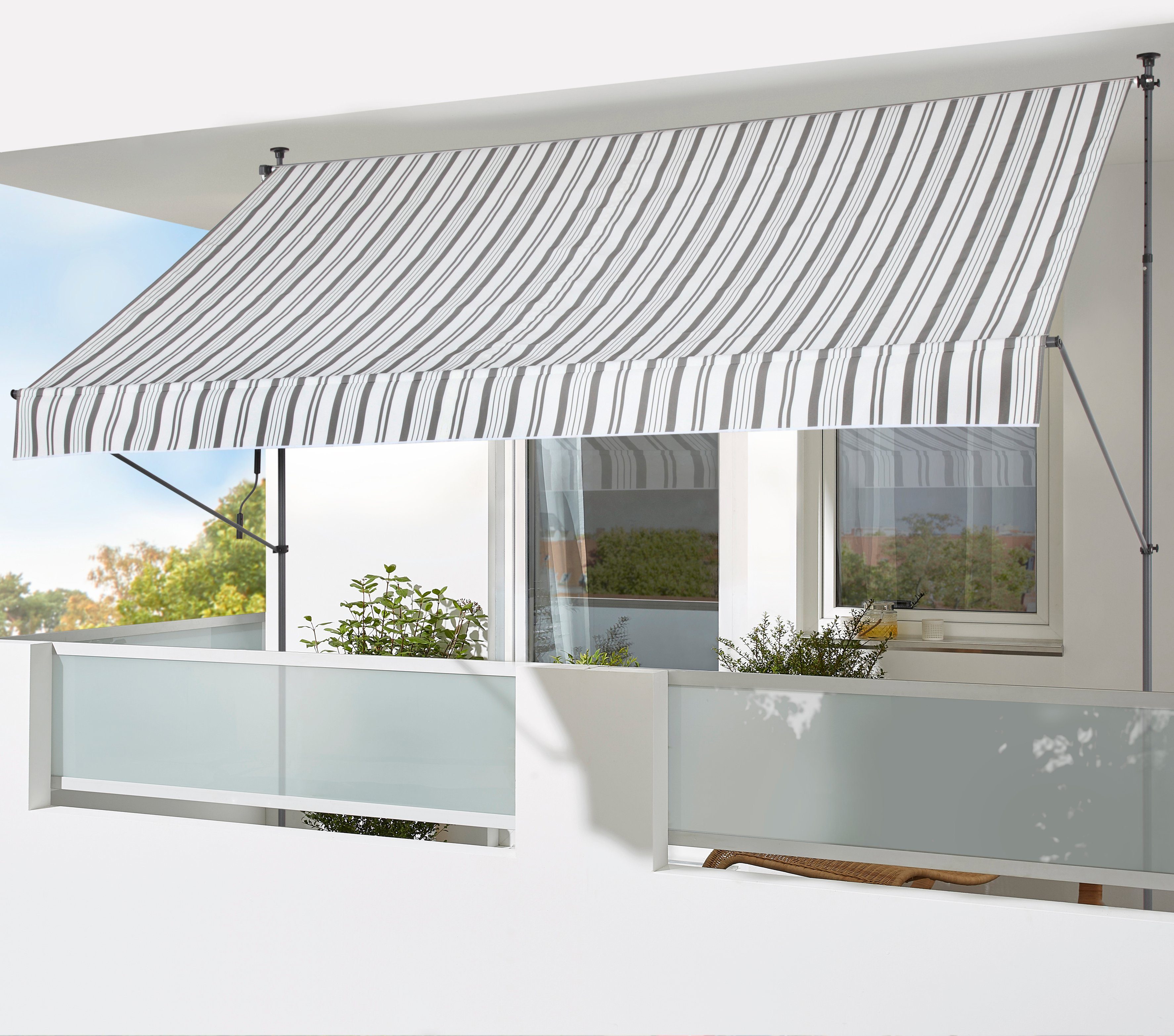KONIFERA Klemmmarkise, Breite/Ausfall: 300/150 cm günstig online kaufen