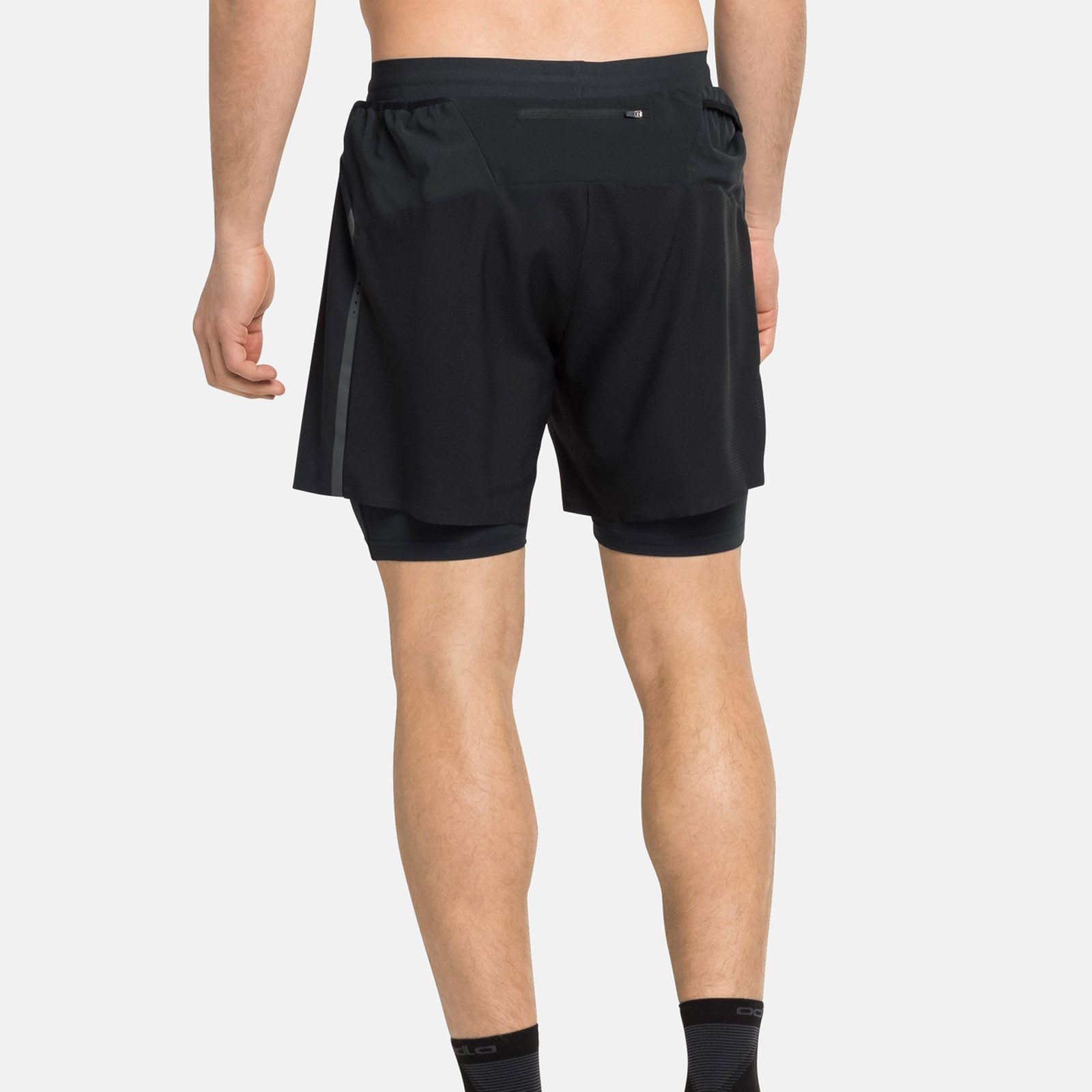 Odlo 2-in-1-Shorts X-Alp Trail 6 inch 2-in-1 Shorts Men 322552-15000 Tight + Short