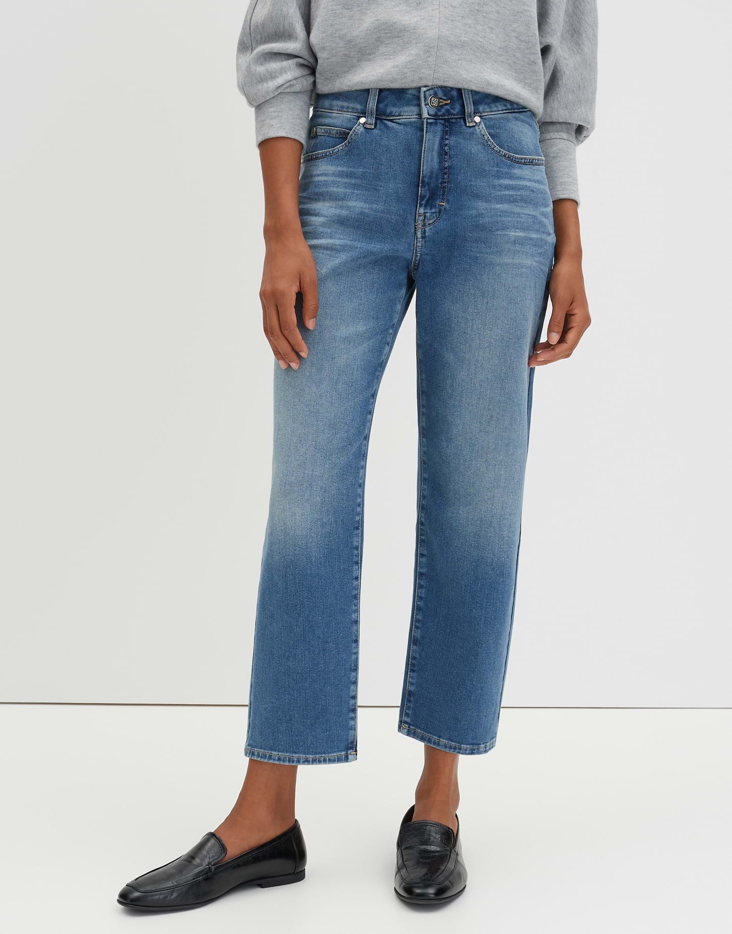 someday Relax-fit-Jeans CORAH ICONIC aus nachhaltigem Cotton Mix Mid Rise Mid Rise,Relaxed Fit,Cropped