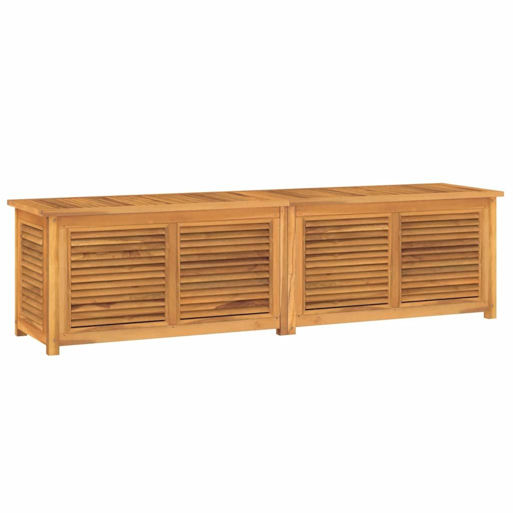 vidaXL Gartenbox Gartenbox mit Beutel 200x50x55 cm Massivholz
