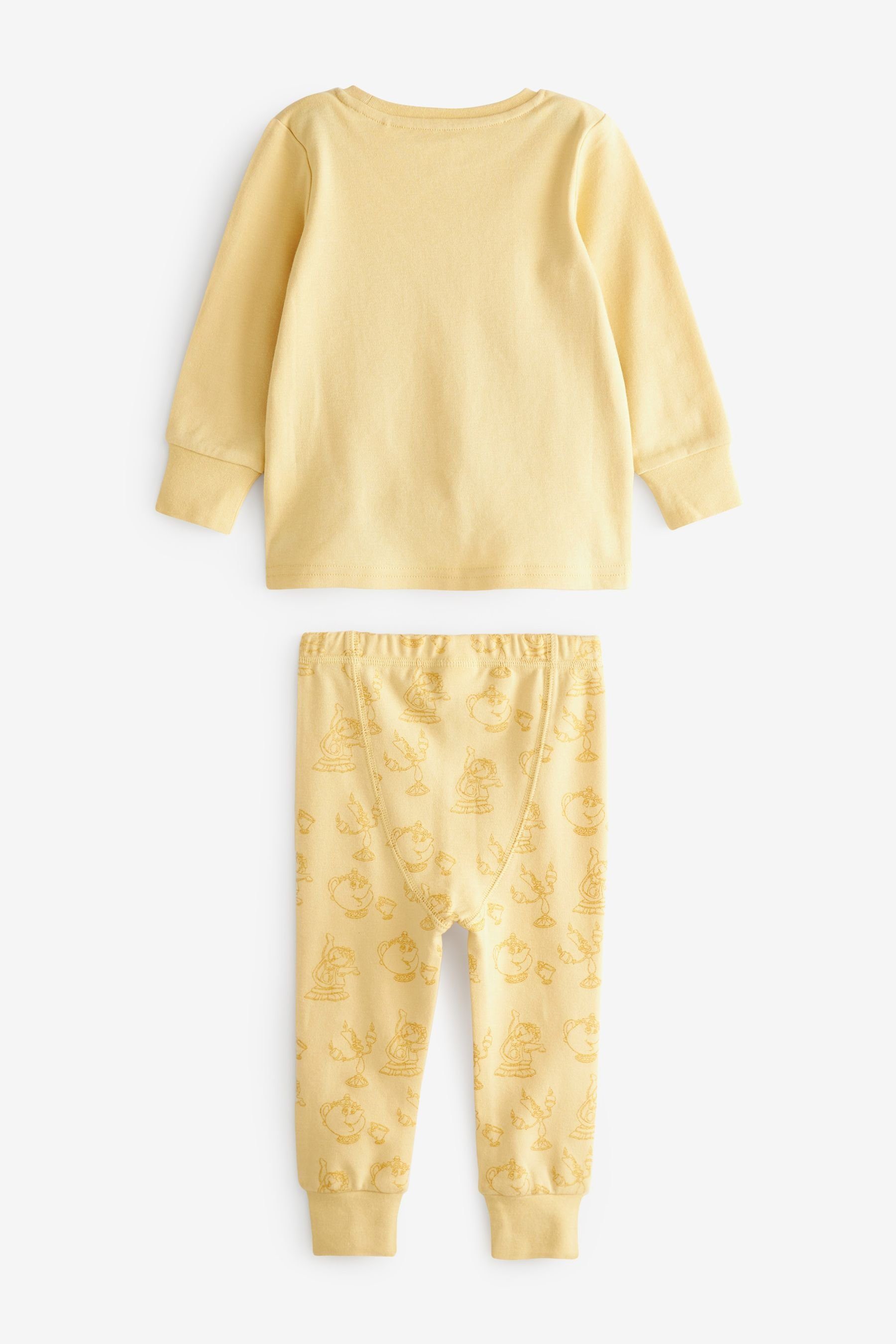Next Pyjama Kuscheliger Princess tlg) Disney Yellow Pyjama, Belle 1er-Pack (2
