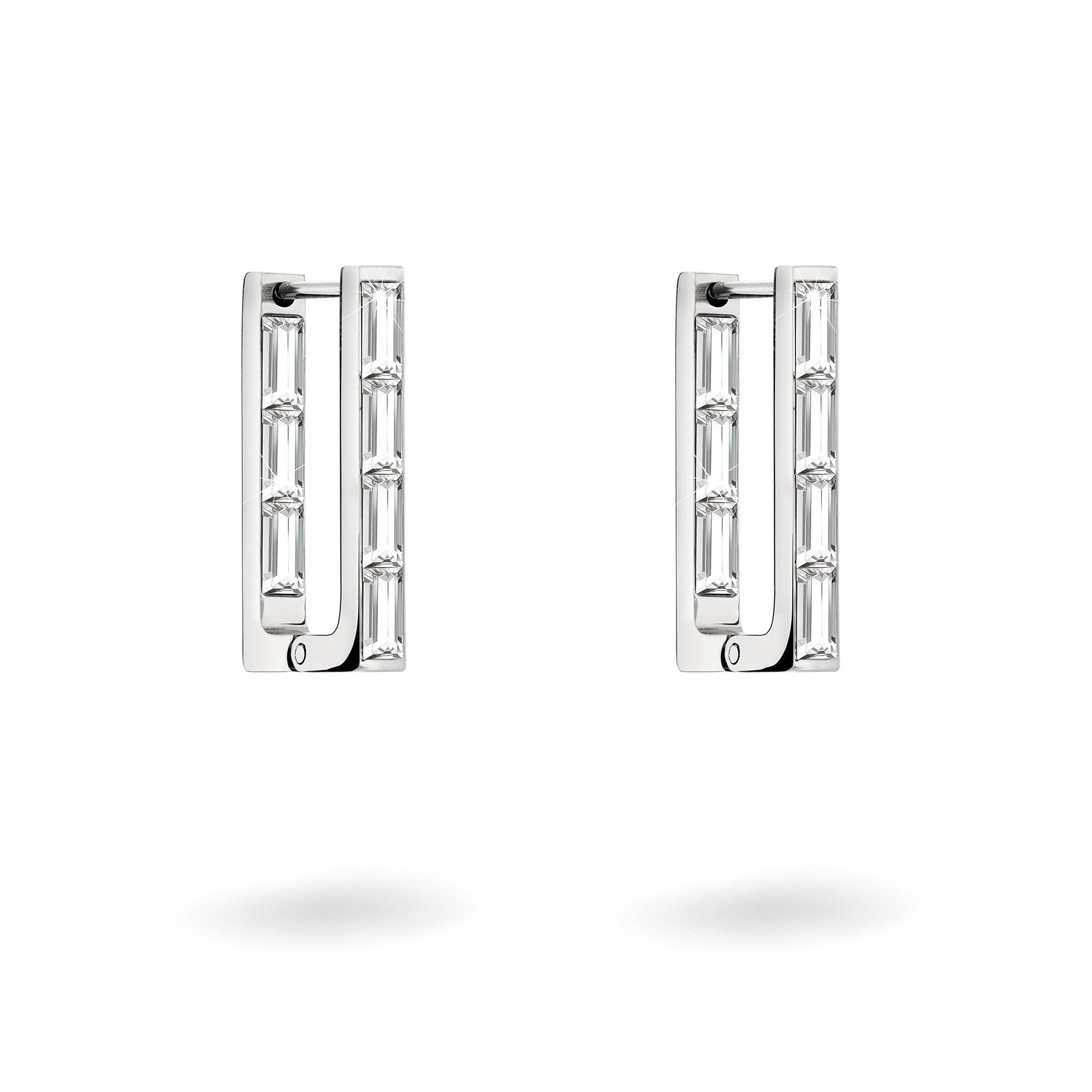 Paar Ohrstecker Sparkling Link Edelstahl