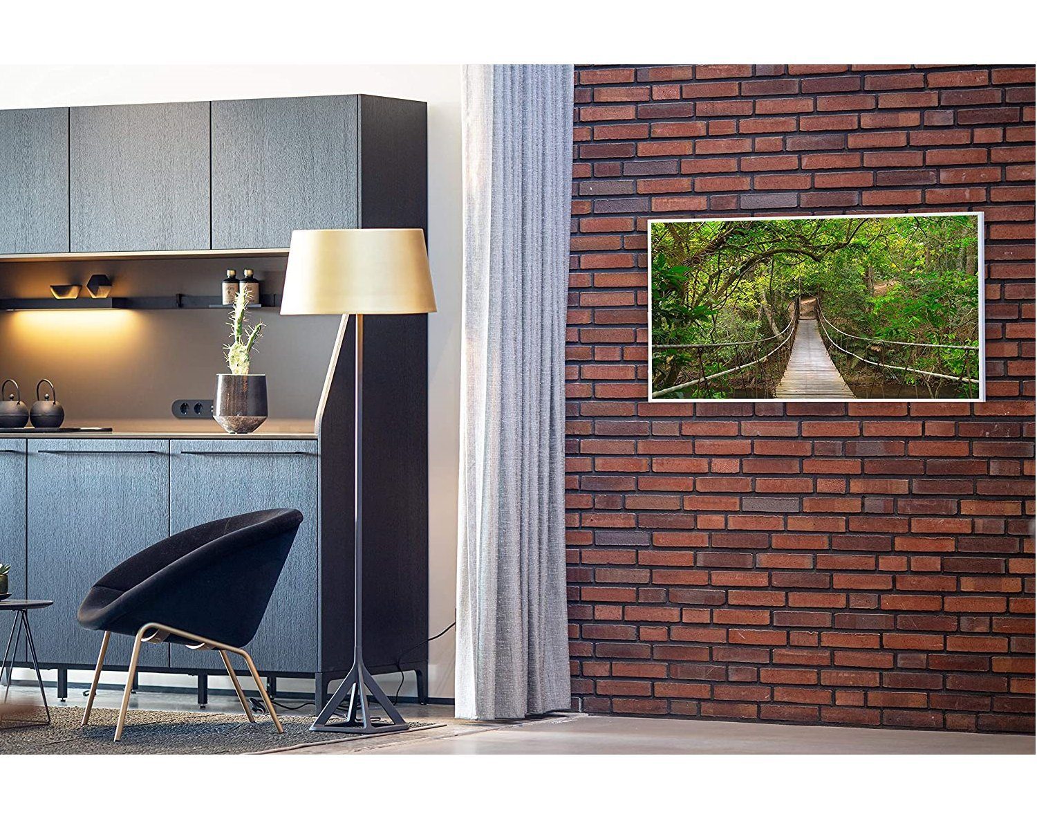Dschungelbrücke Bild-Serie Strahlungswärme, Smart, Könighaus 800W Infrarotheizung angenehme Germany, Smart Home Made in