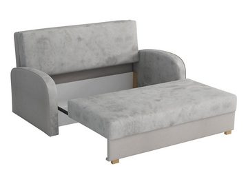 MIRJAN24 Schlafsofa Viva Soft III, mit Bettkasten und Schlaffunktion, 3 Sitzer Polstersofa inkl. Kissen, Sofagarnitur