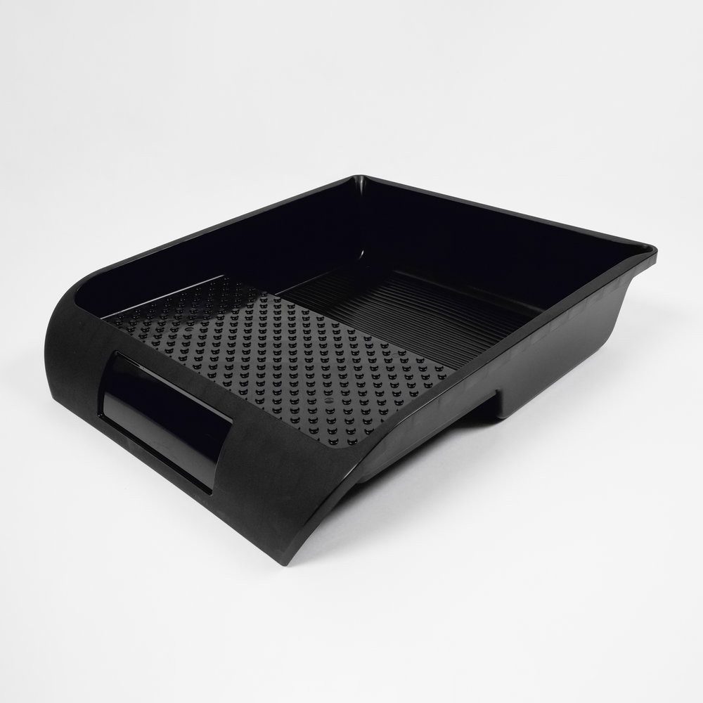 Veluxis Farbwanne Veluxis® Farbwanne 32 x 36 cm – stabile Malerwanne aus Kunststoff, schwarz – robust und langlebig