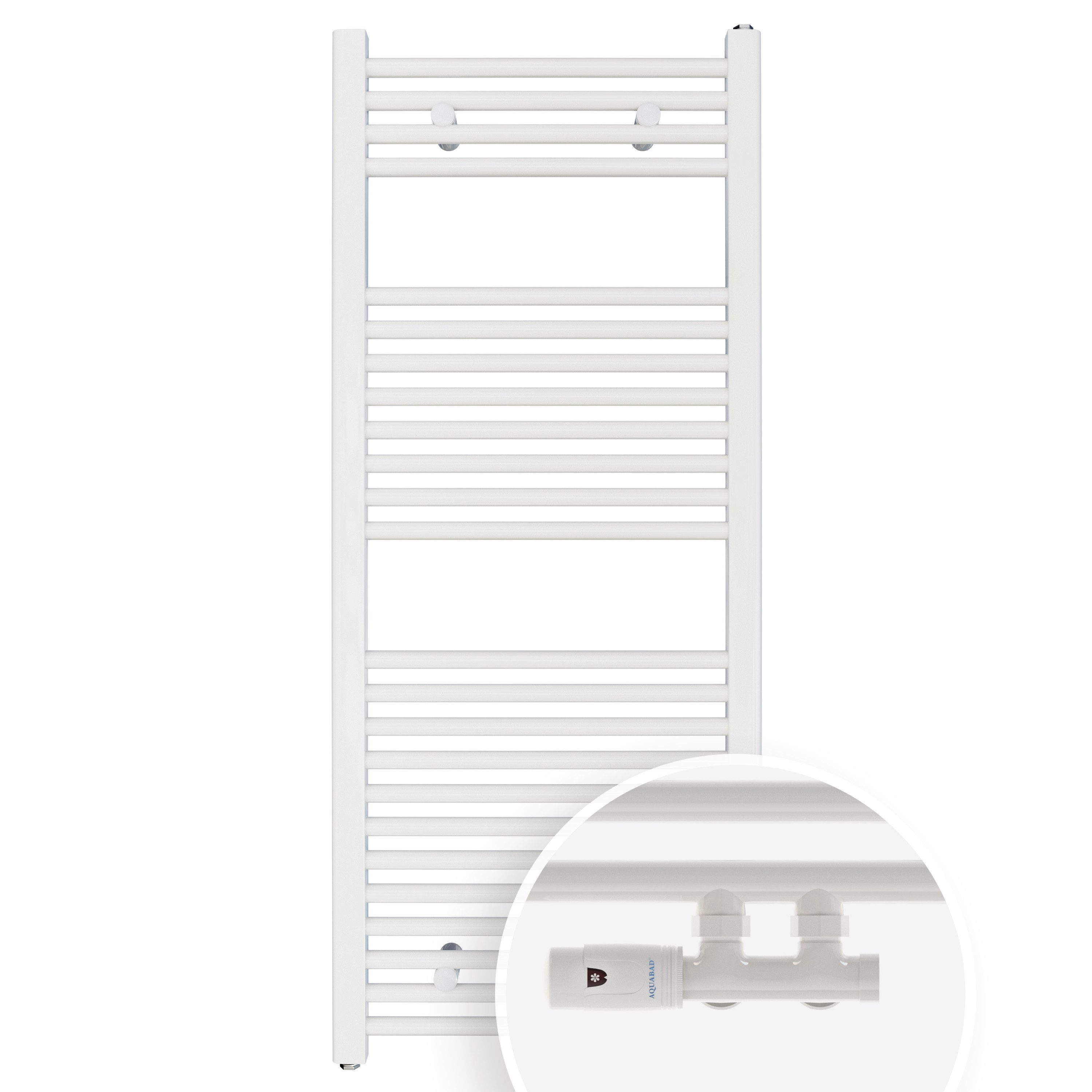 Aquabad® Badheizkörper VIRGO Handtuch Heizkörper Mittelanschluss günstig online kaufen
