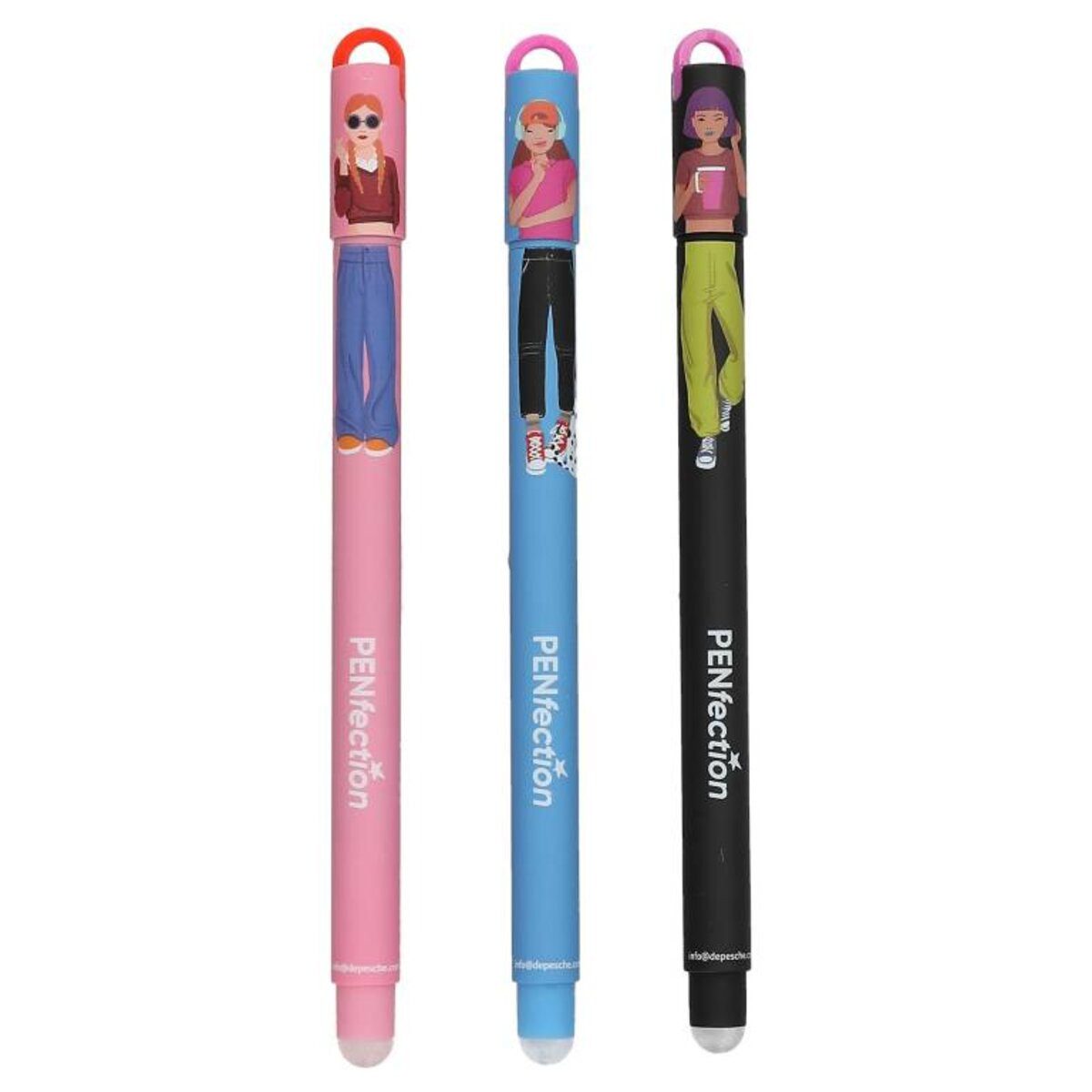 Depesche Gelschreiber Depesche PENfection Persoly Gel Stift, 1 Stück, 3-fach sortiert